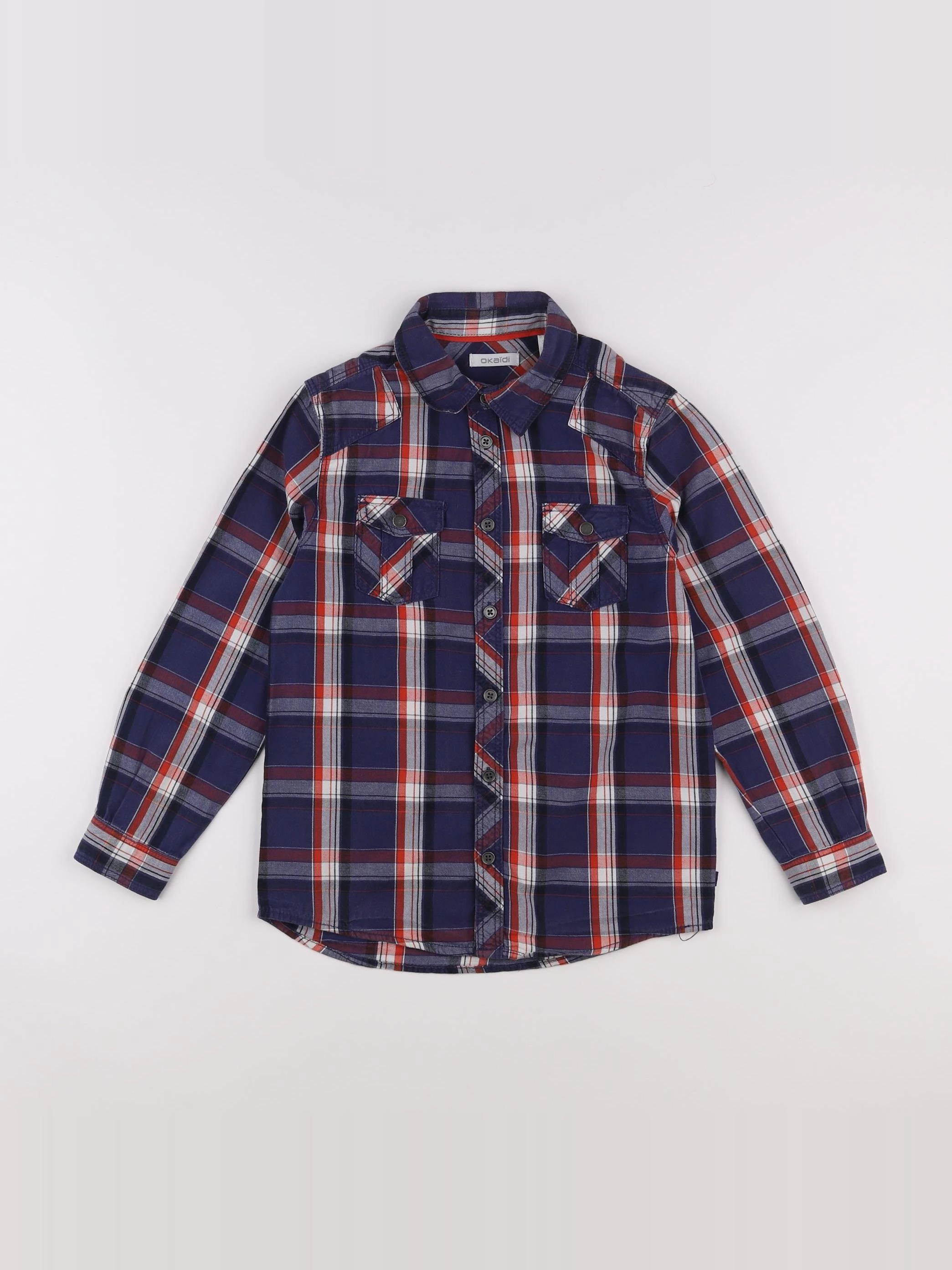 Okaidi - chemise multicolore - 8 ans