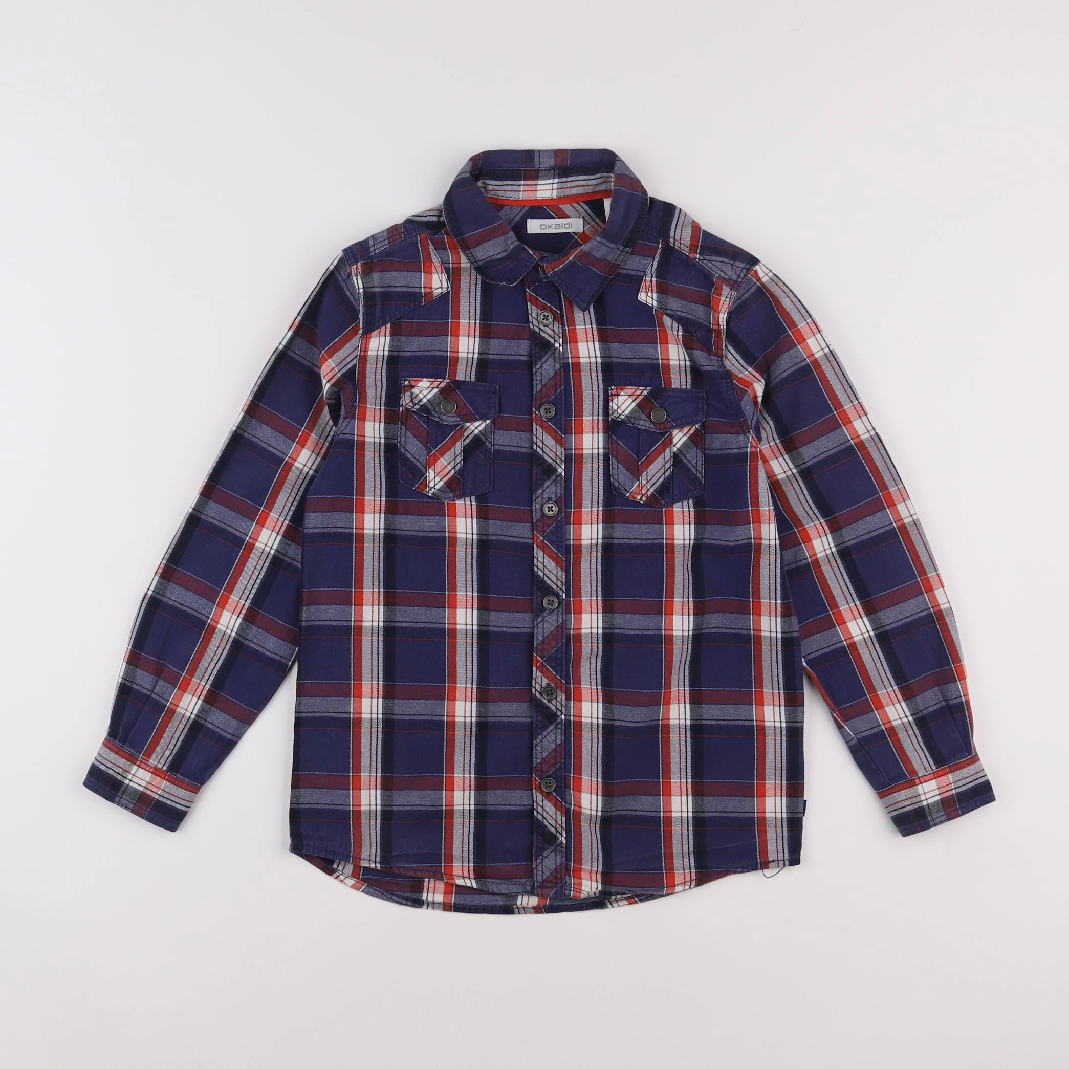 Okaidi - chemise multicolore - 8 ans