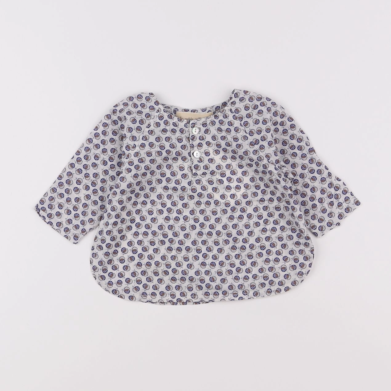 La Petite Collection - blouse blanc, bleu - 3 mois