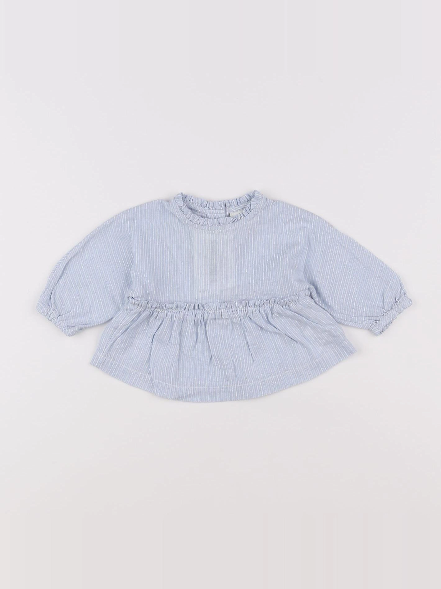 Tape à l'oeil - blouse bleu - 3 mois