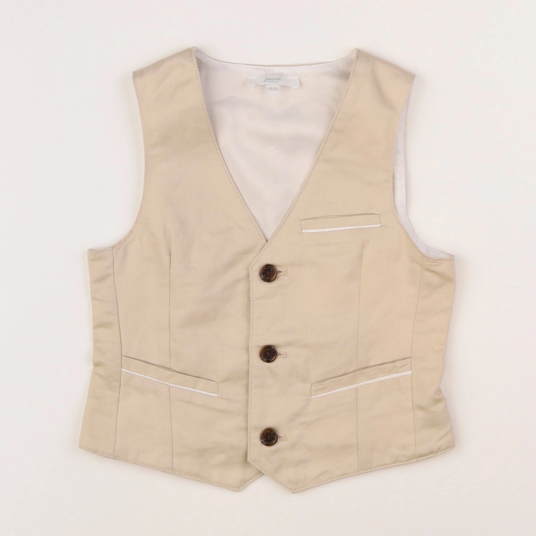 Jacadi - gilet marron - 6 ans