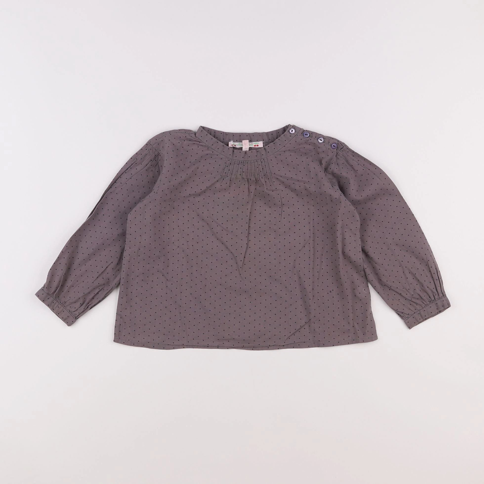 Bonpoint - blouse marron - 3 ans