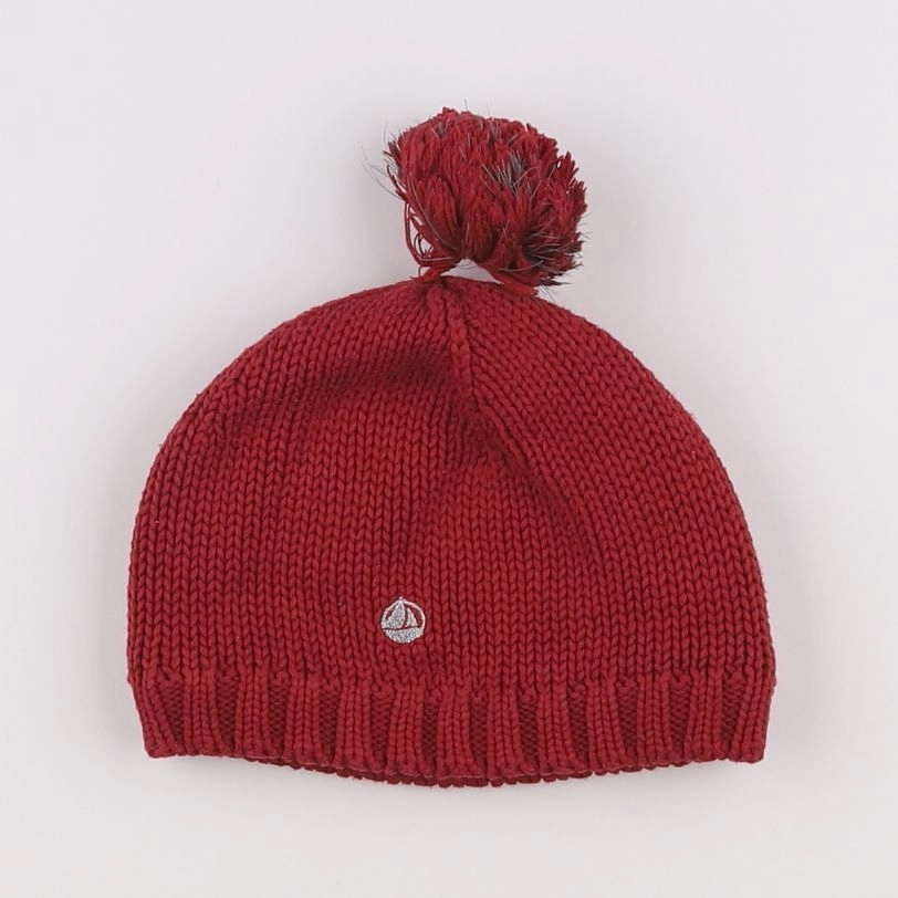 Petit Bateau - bonnet rouge - 5 ans