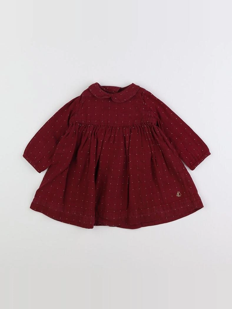 Petit Bateau - robe rose - 12 mois