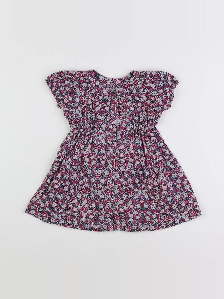 Boutchou - robe multicolore - 12 mois