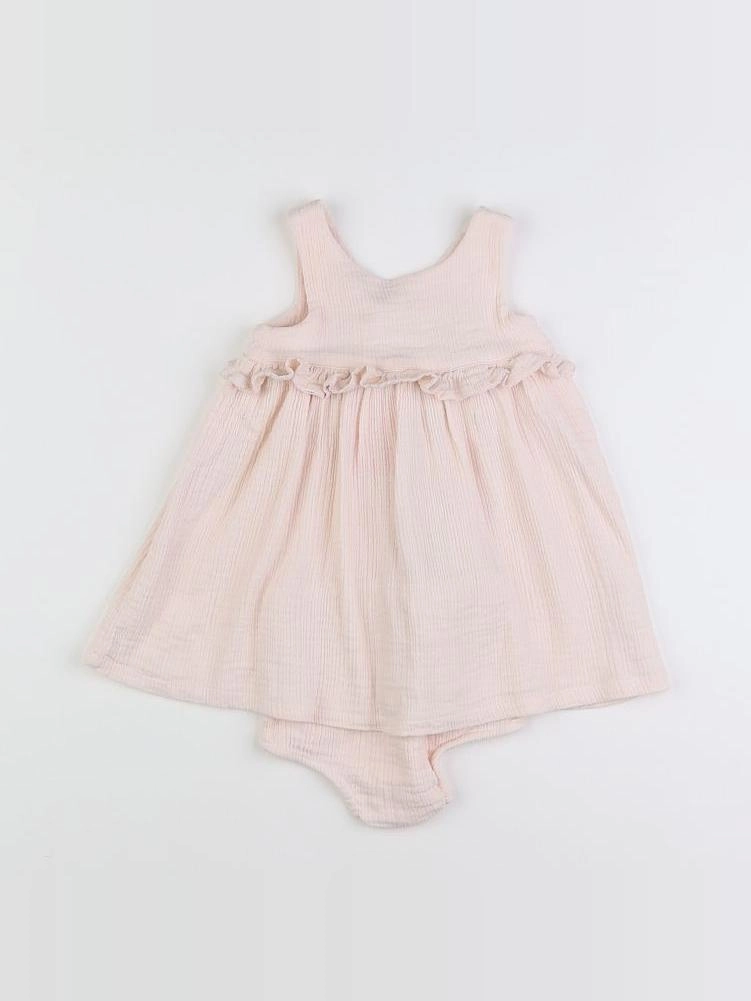 Boutchou - robe rose - 12 mois
