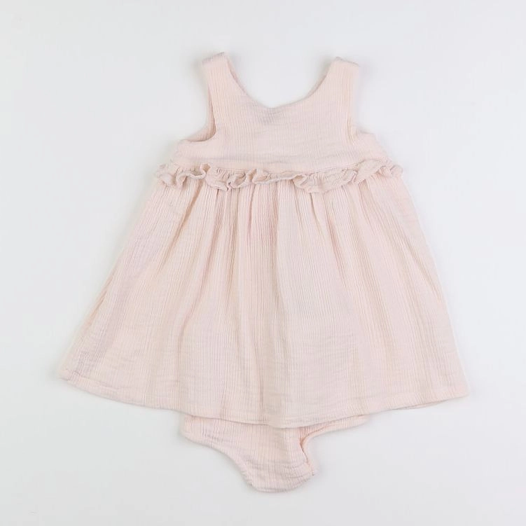 Boutchou - robe rose - 12 mois