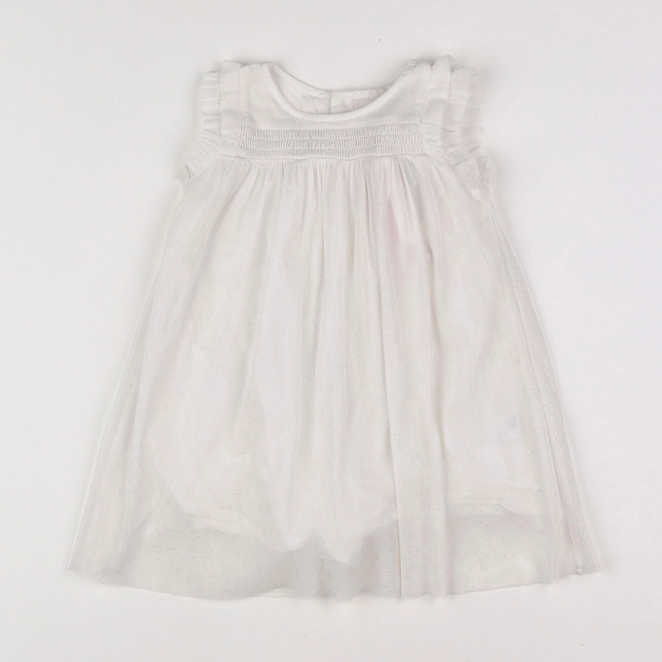 Boutchou - robe blanc - 12 mois