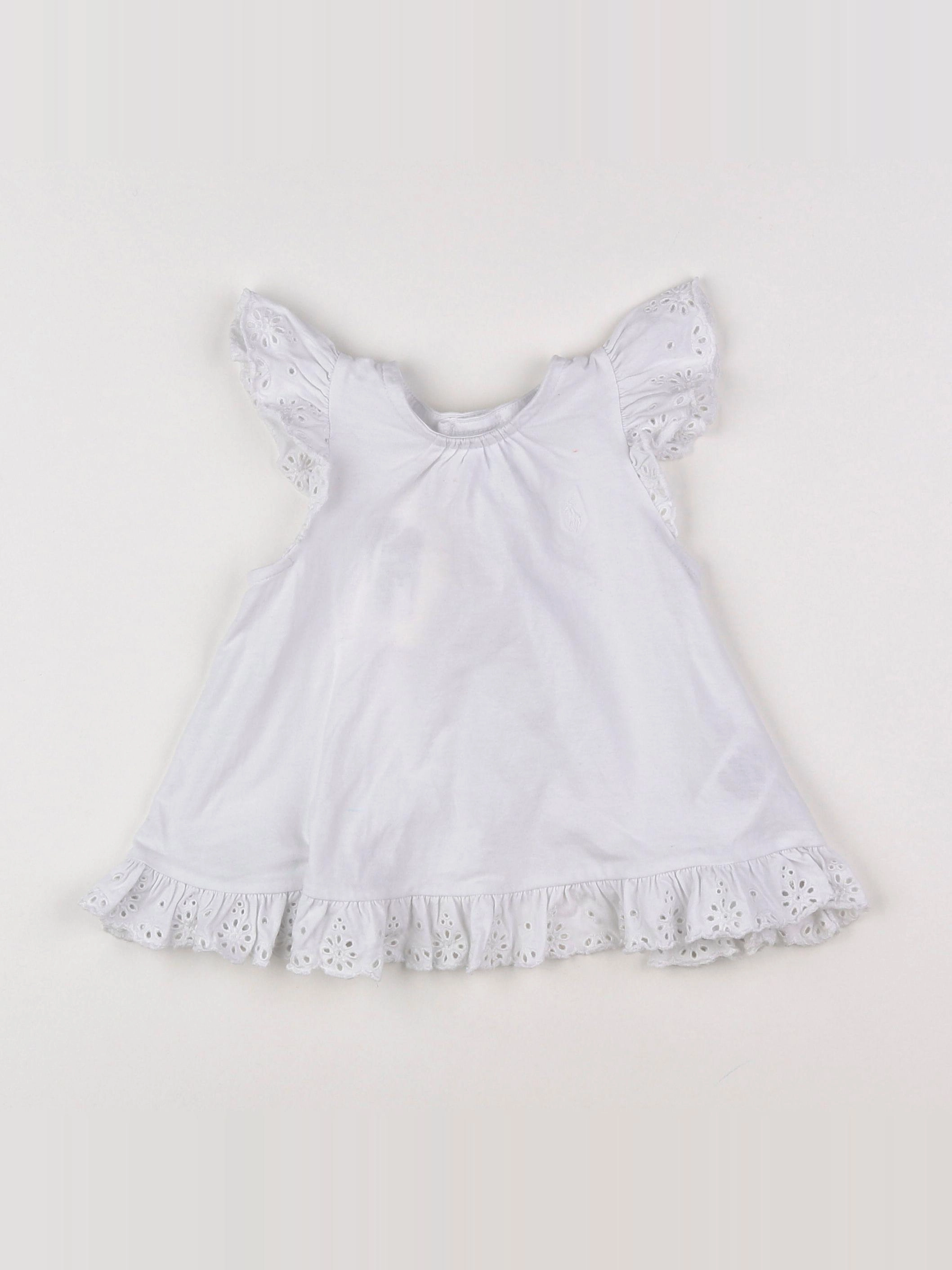 Ralph Lauren - robe blanc - 12 mois
