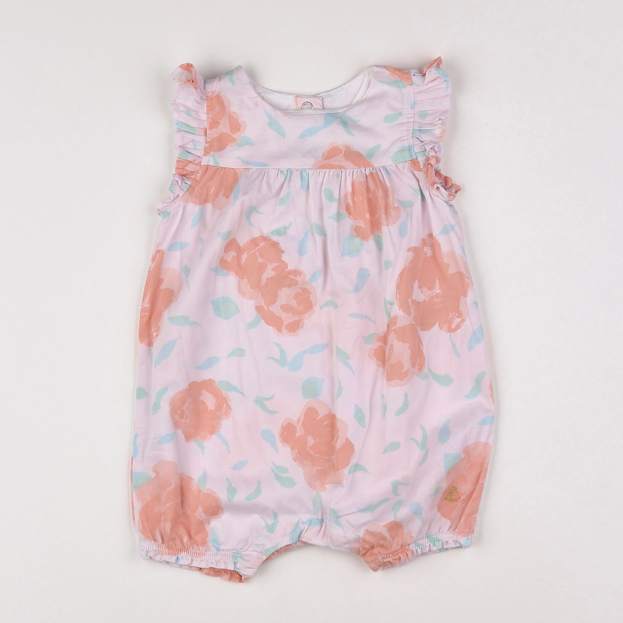 Petit Bateau - combinaison multicolore - 12 mois