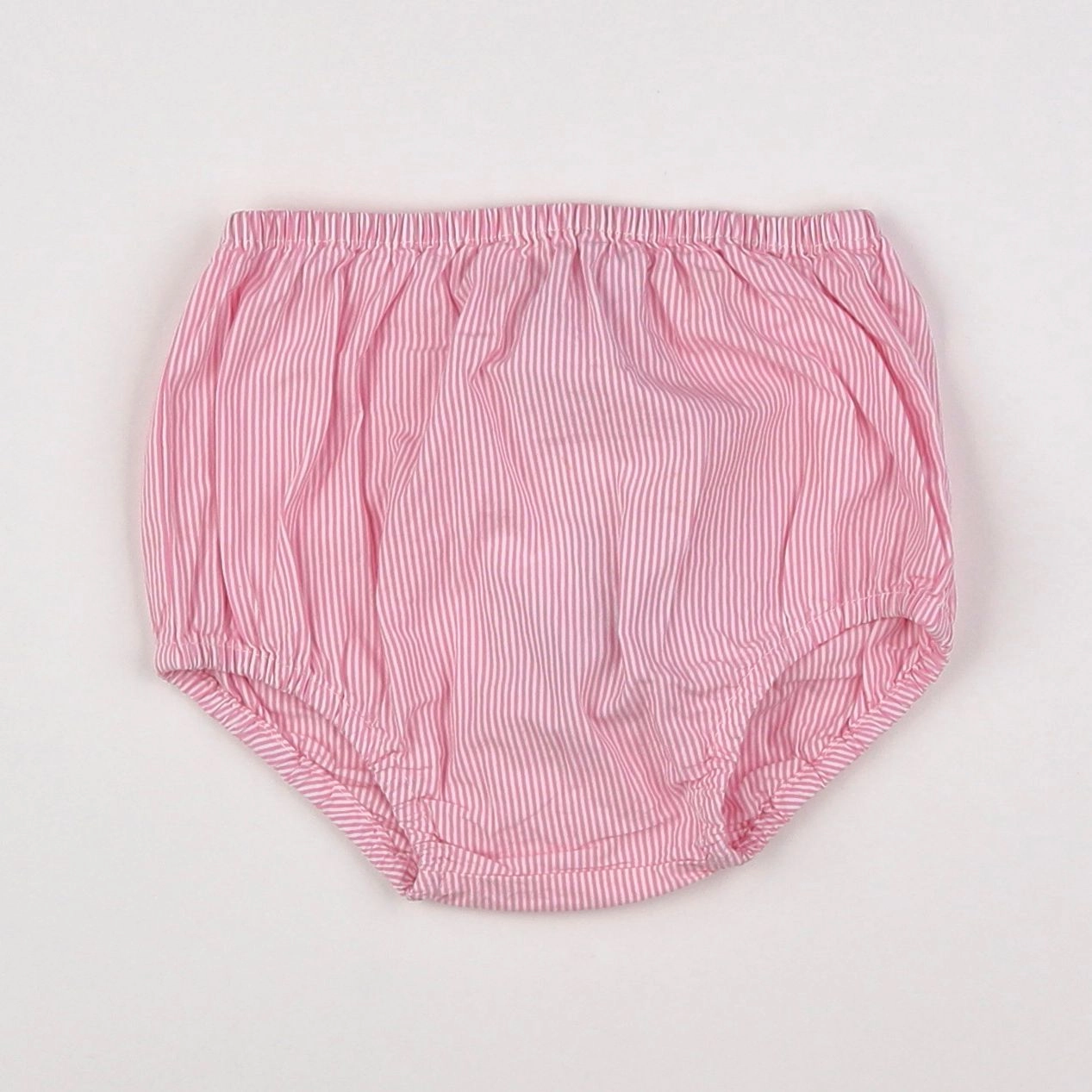 Jacadi - bloomer blanc, rose - 12 mois