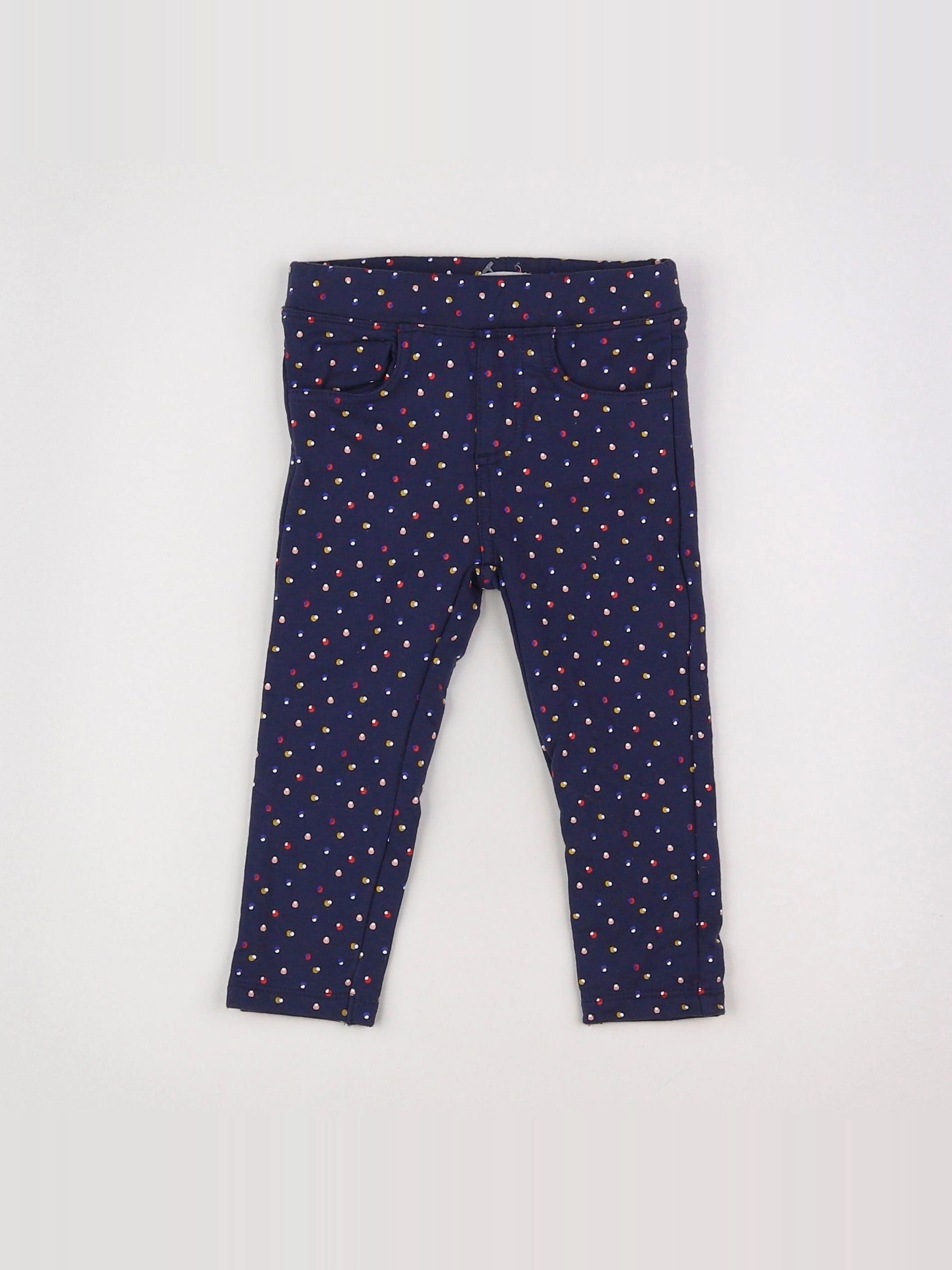 Boutchou - jegging multicolore - 12 mois