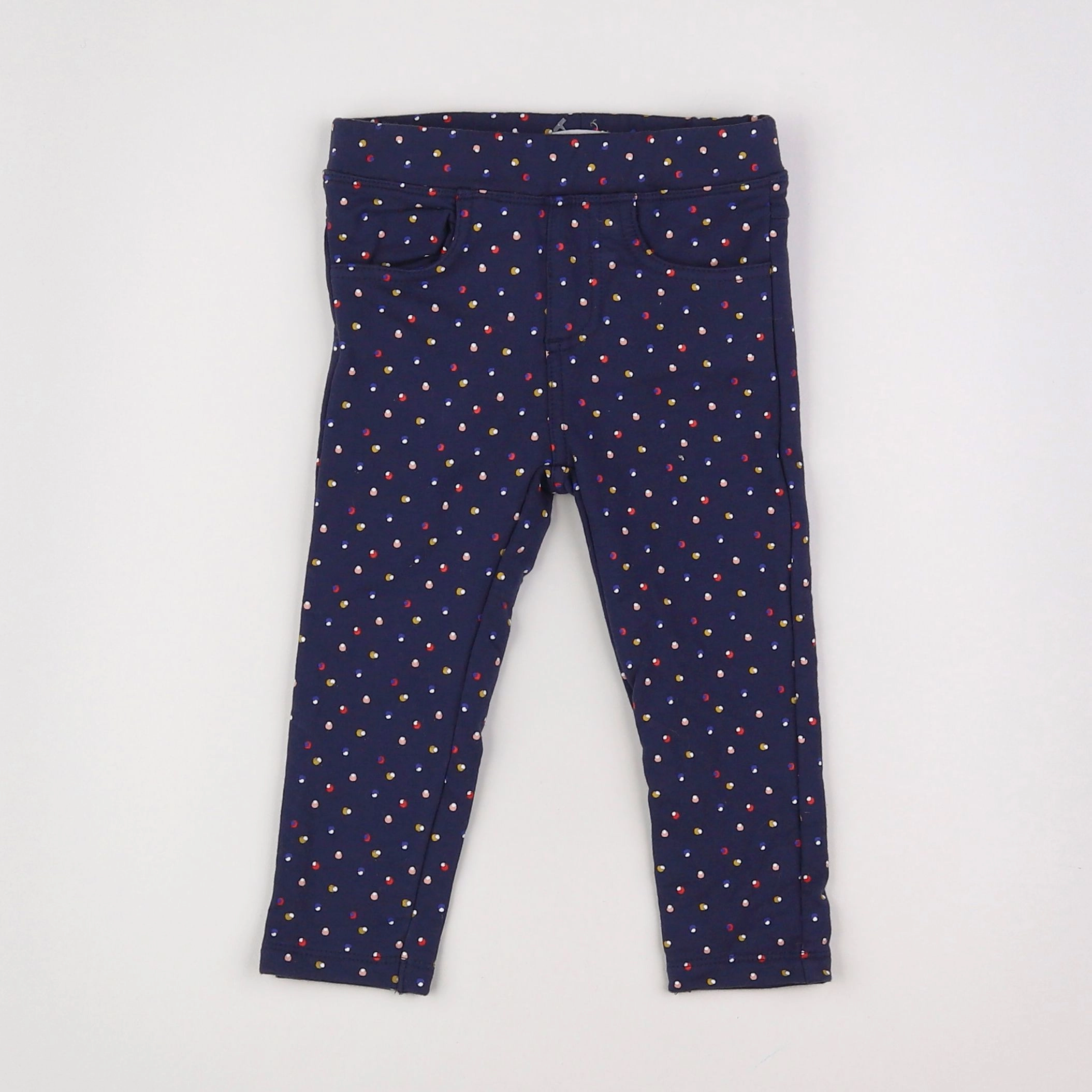 Boutchou - jegging multicolore - 12 mois