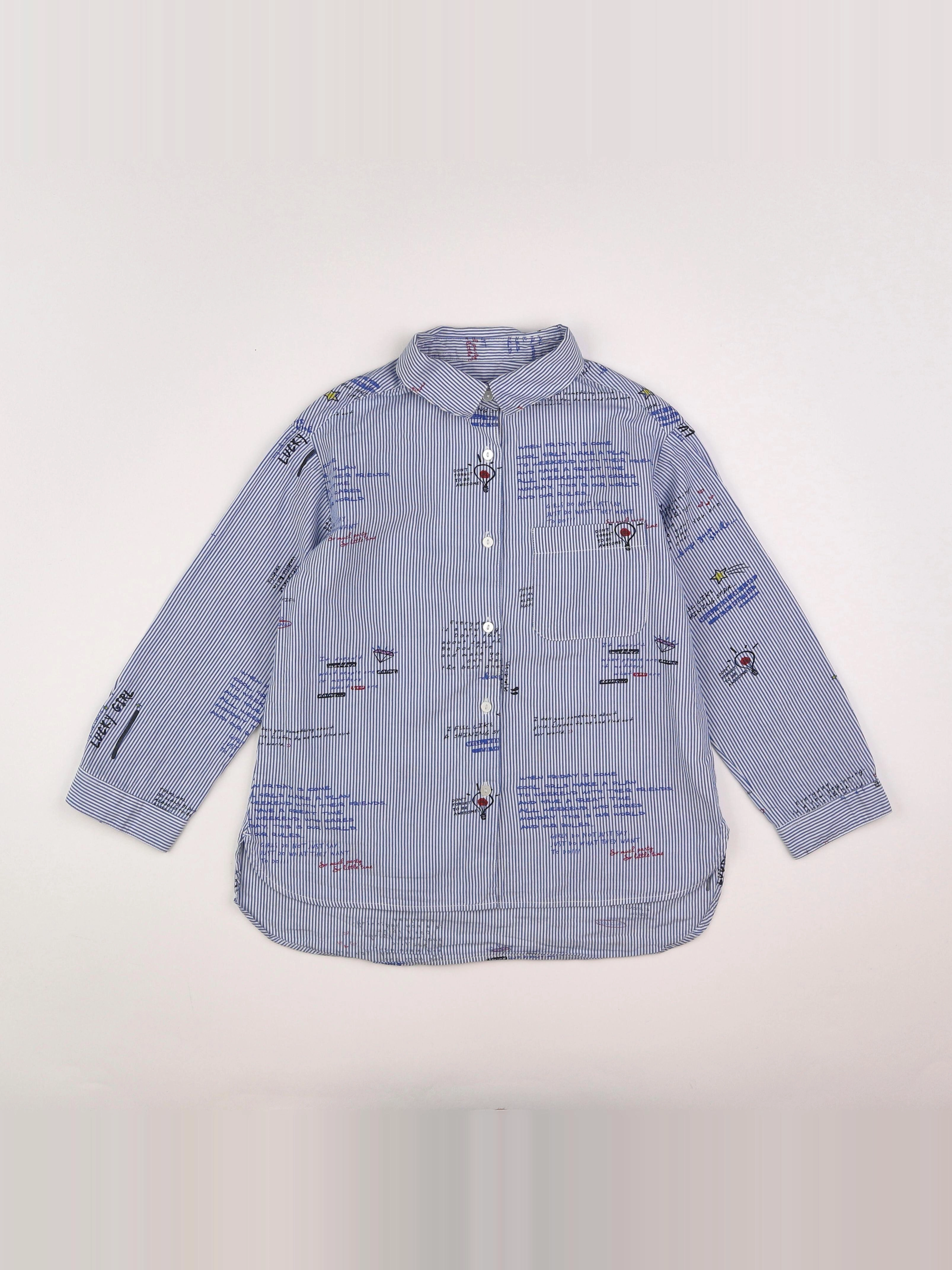 Zara - chemise bleu - 6 ans