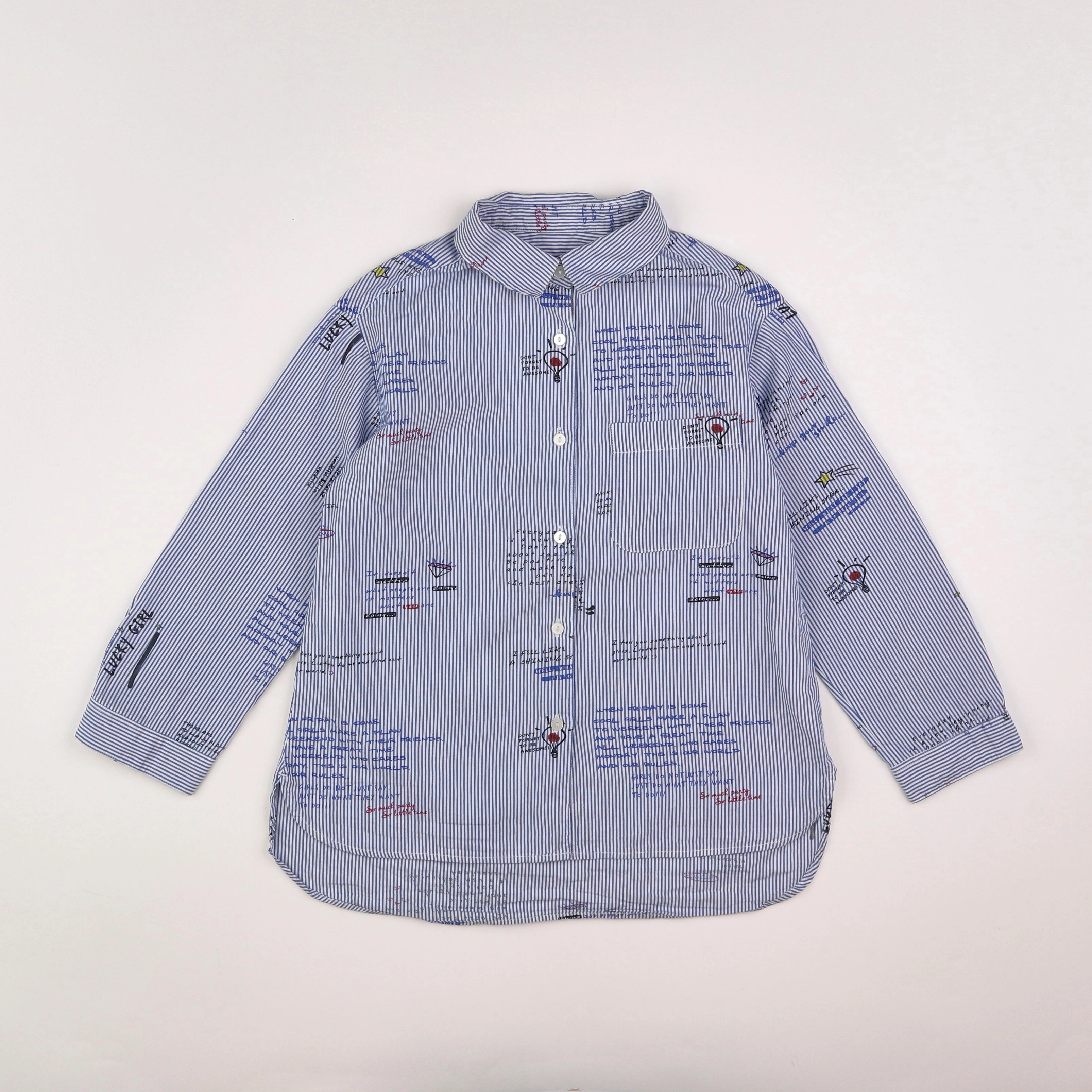 Zara - chemise bleu - 6 ans