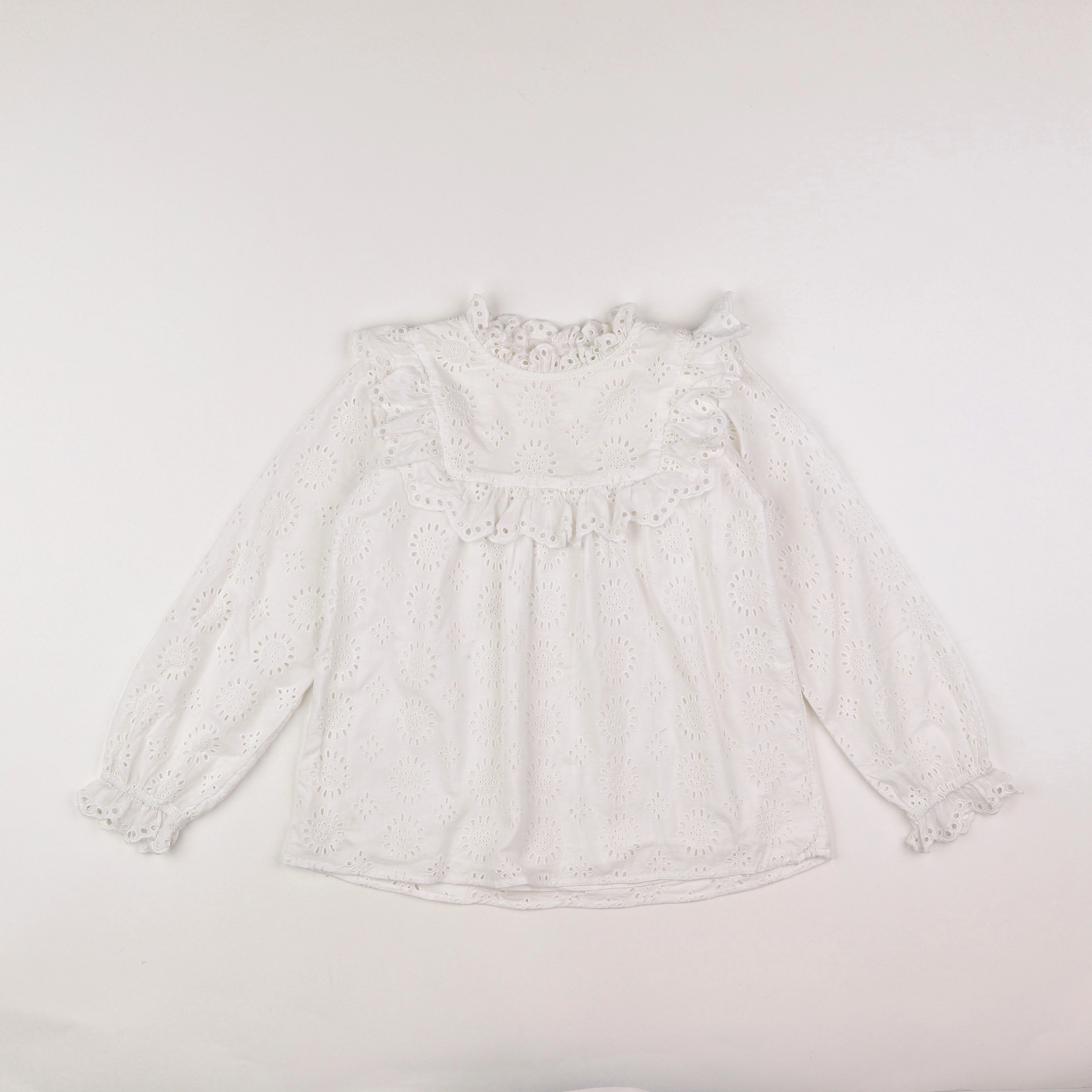 Vertbaudet - blouse blanc - 10 ans