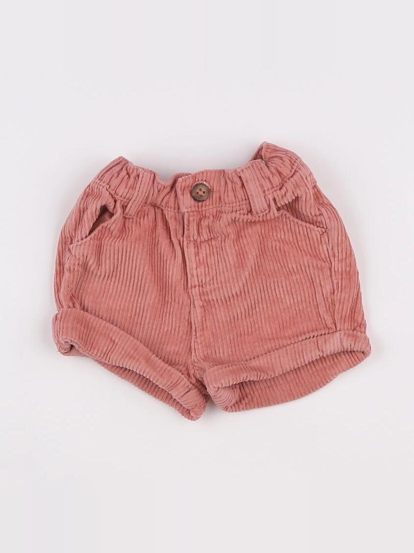 Vertbaudet - short rose - 3 mois