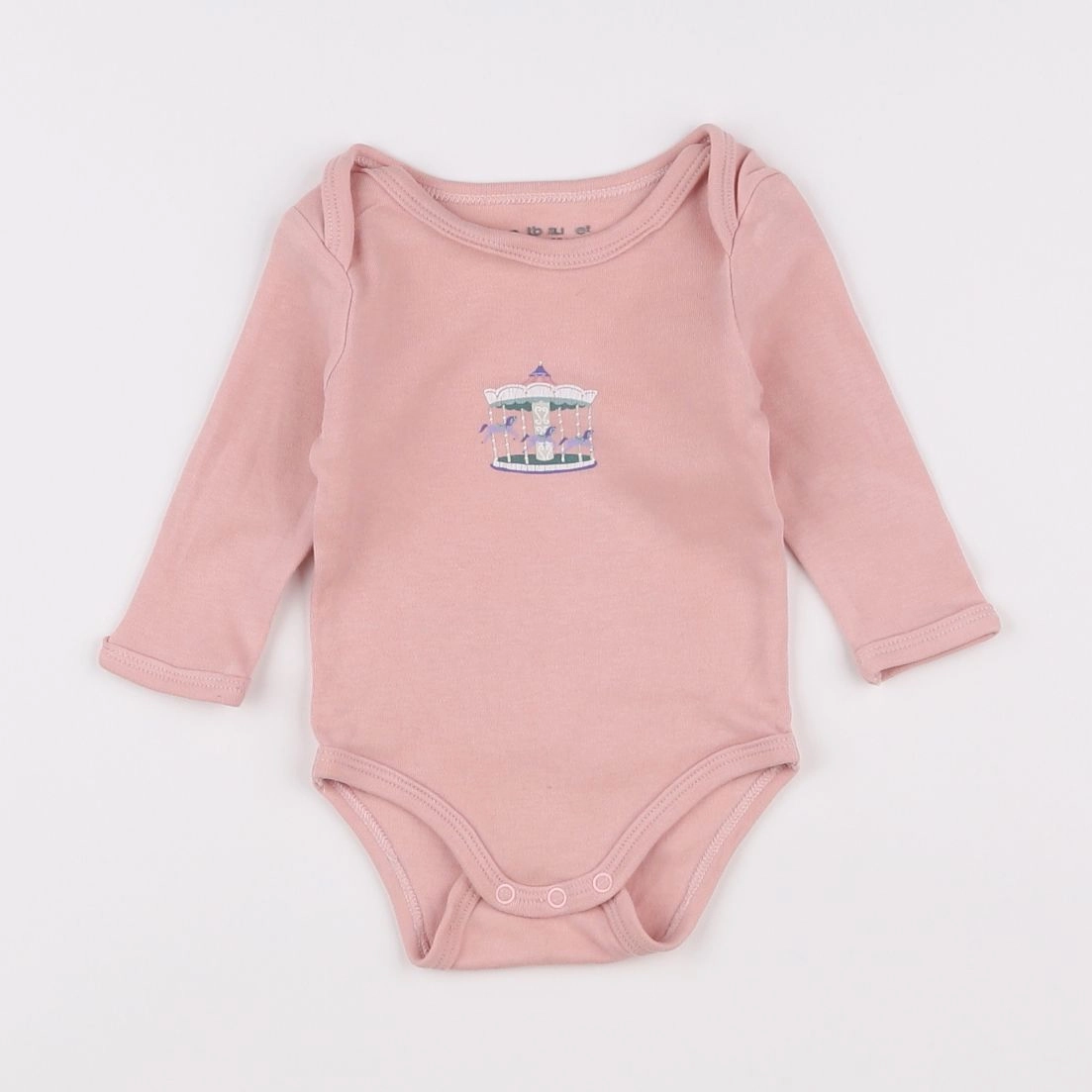 Vertbaudet - body rose - 3 mois