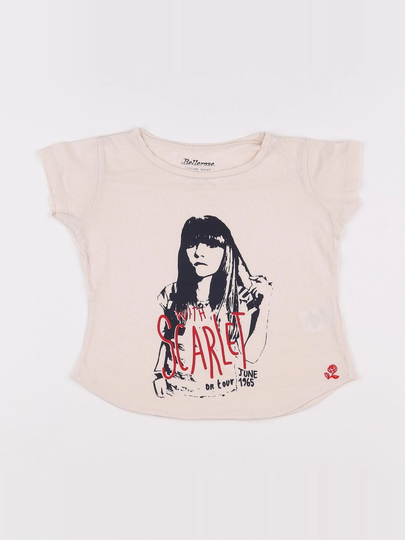 Bellerose - tee-shirt beige - 4 ans