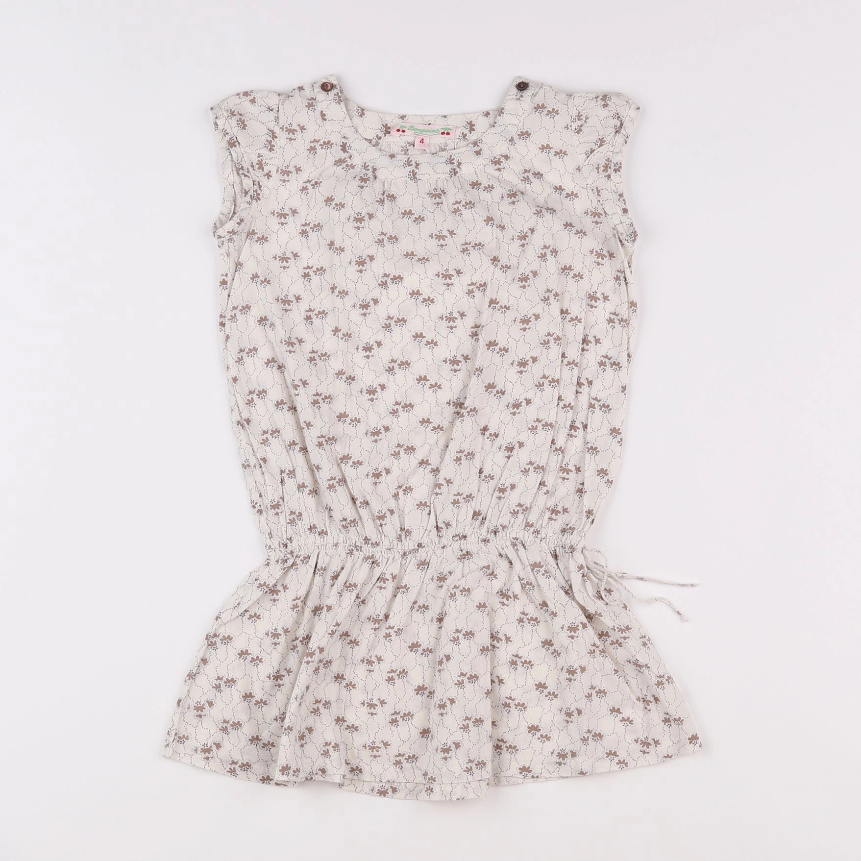 Bonpoint - robe blanc - 4 ans