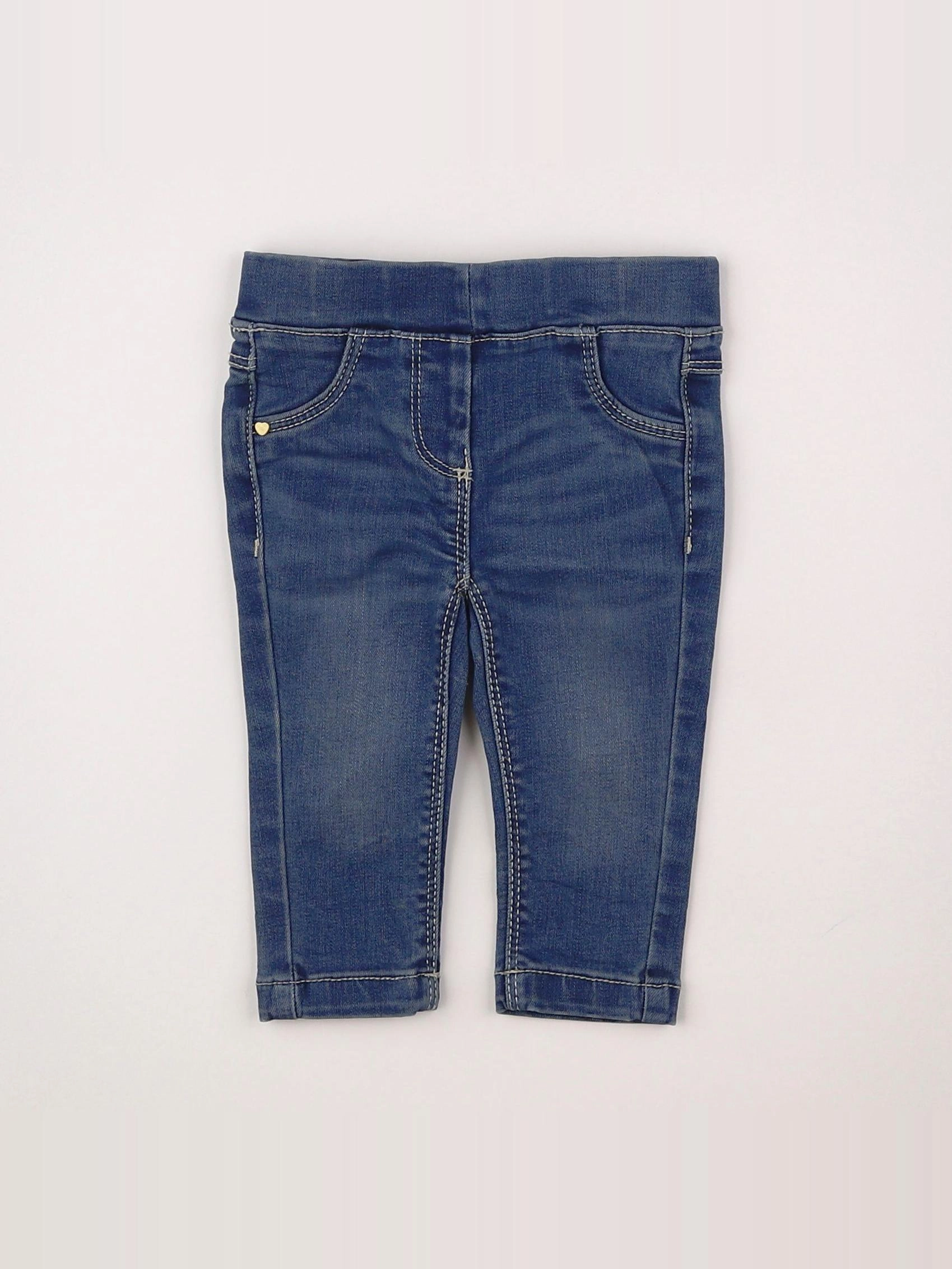 Tape à l'oeil - jegging bleu - 6 mois