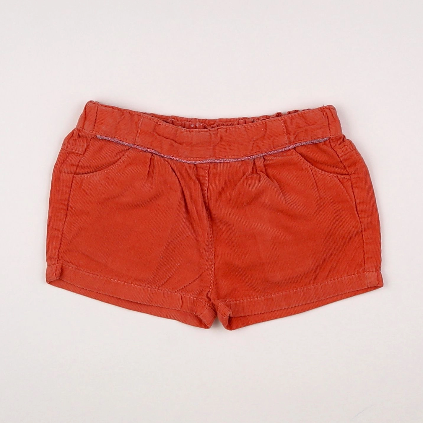 Tape à l'oeil - short orange - 9 mois
