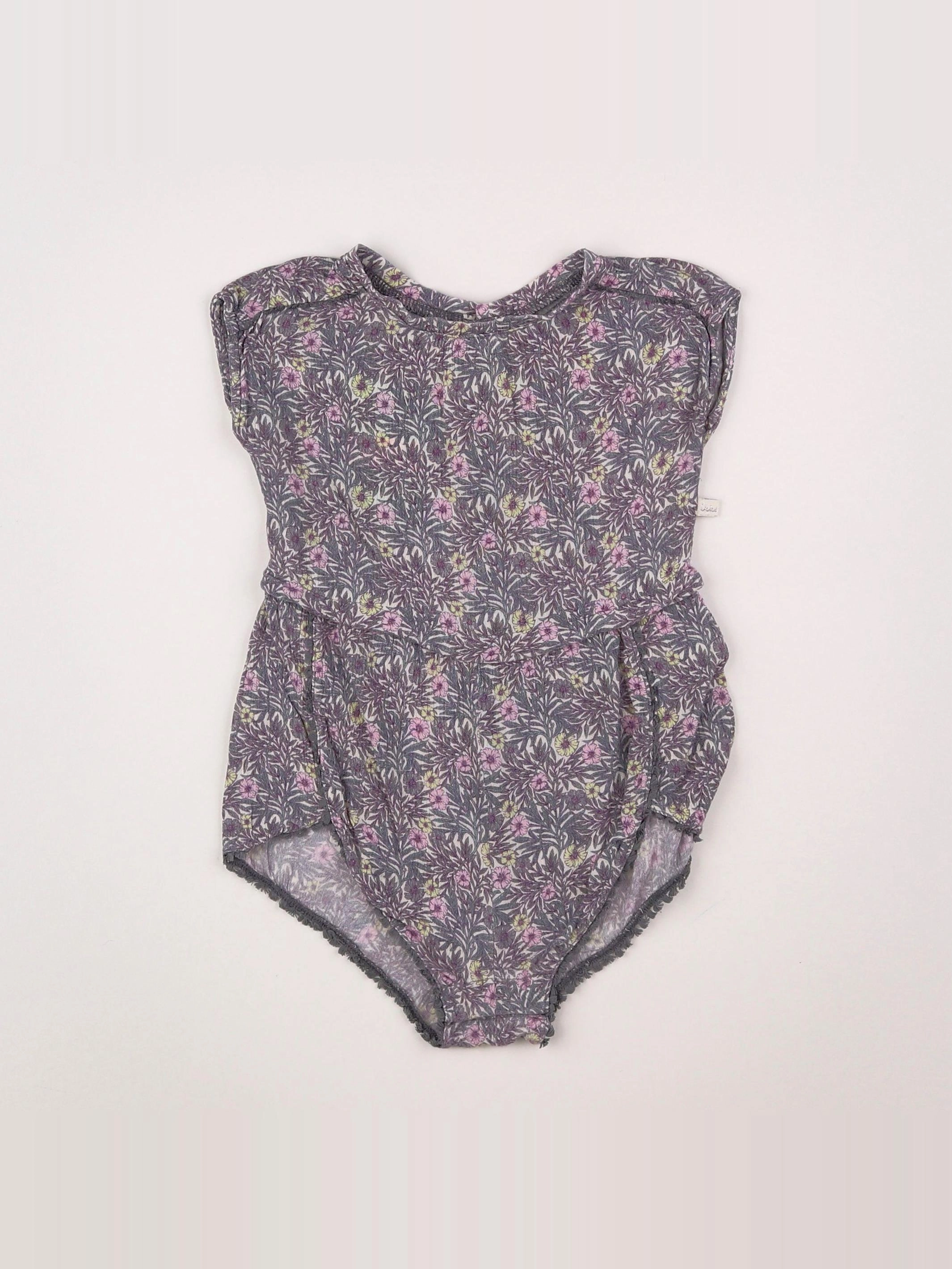 IKKS - combinaison rose, gris - 12 mois