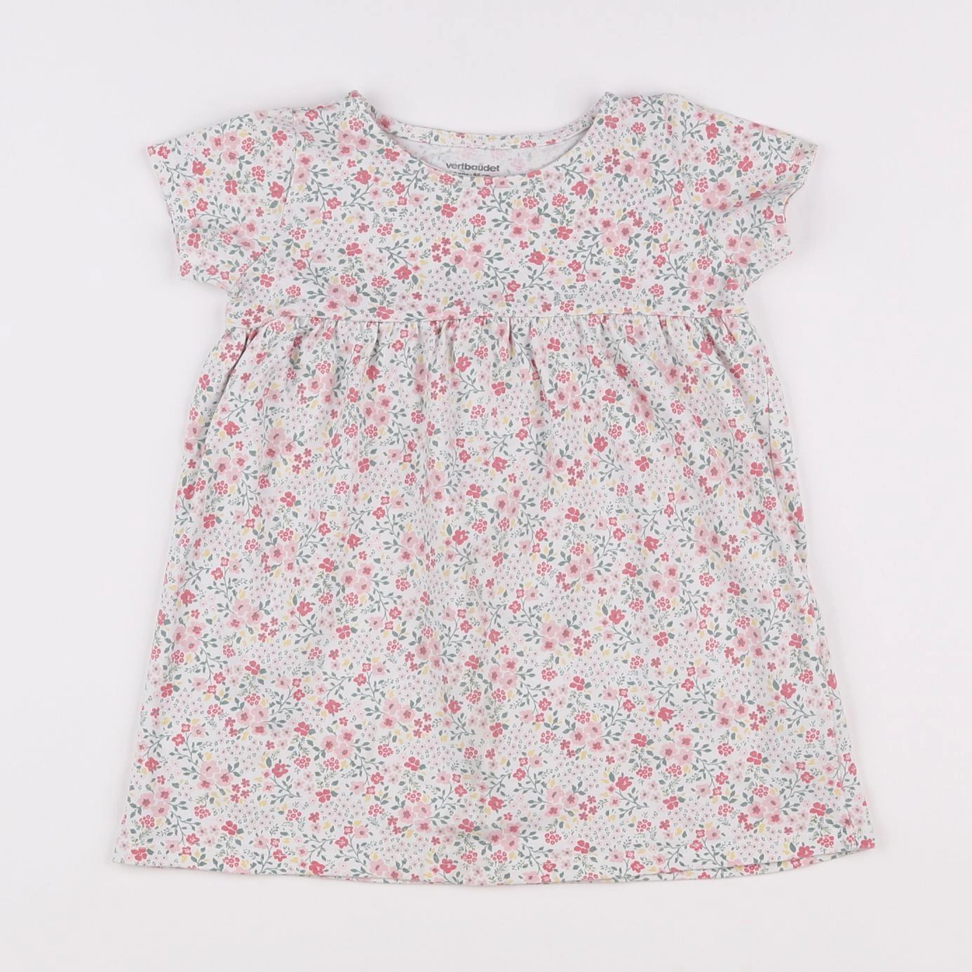 Vertbaudet - robe multicolore - 2 ans