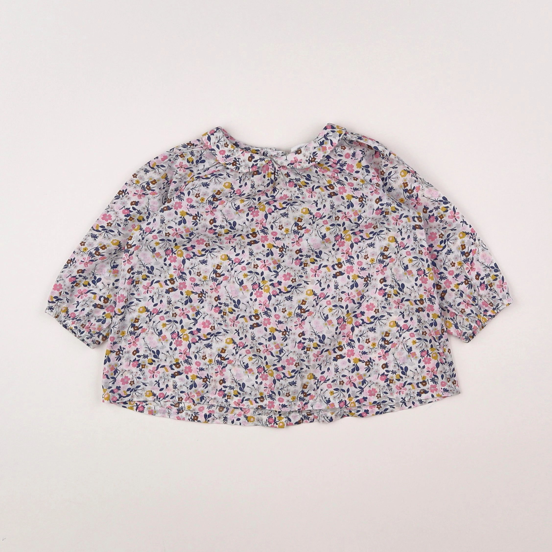 Boutchou - blouse multicolore - 9 mois