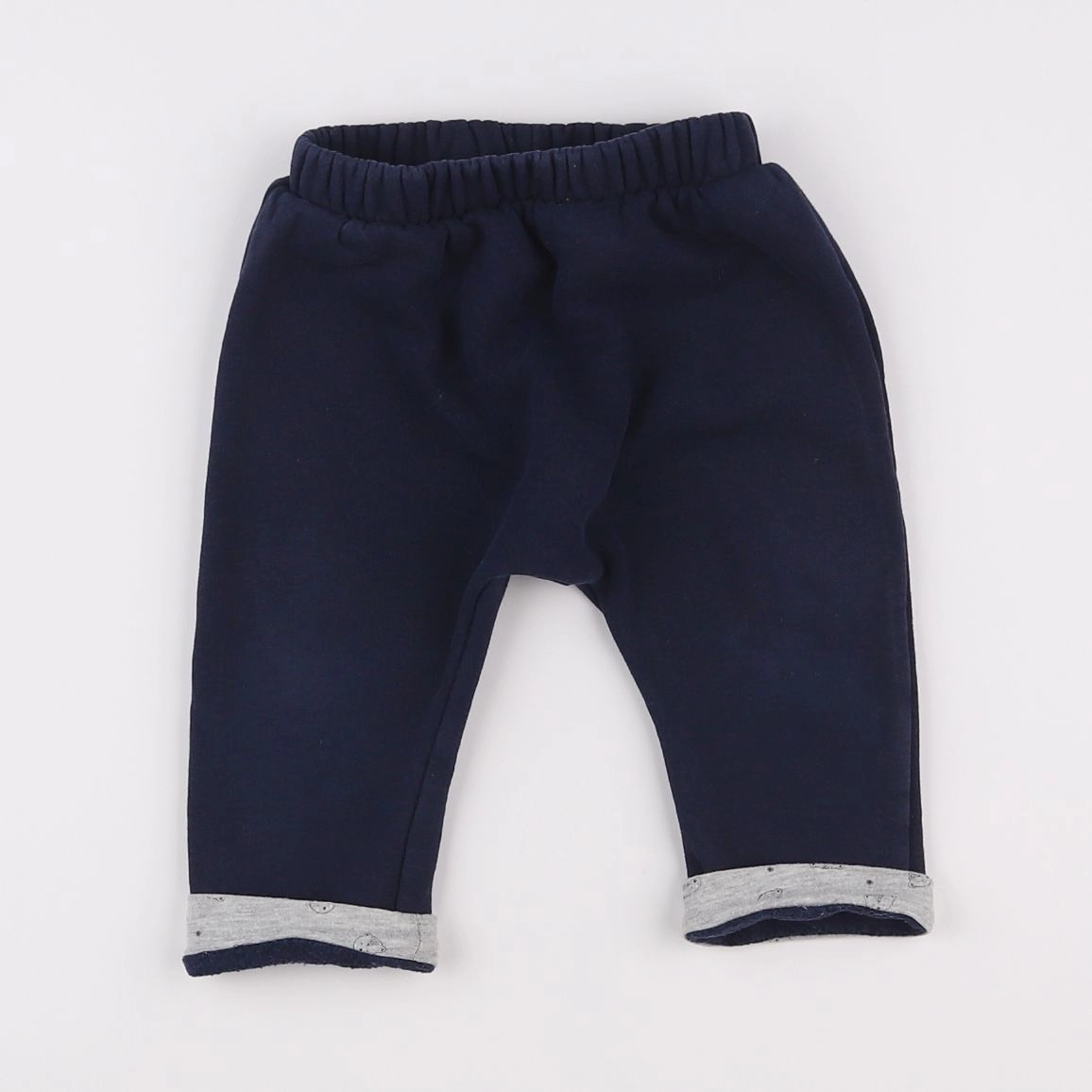 Vertbaudet - jogging bleu - 12 mois