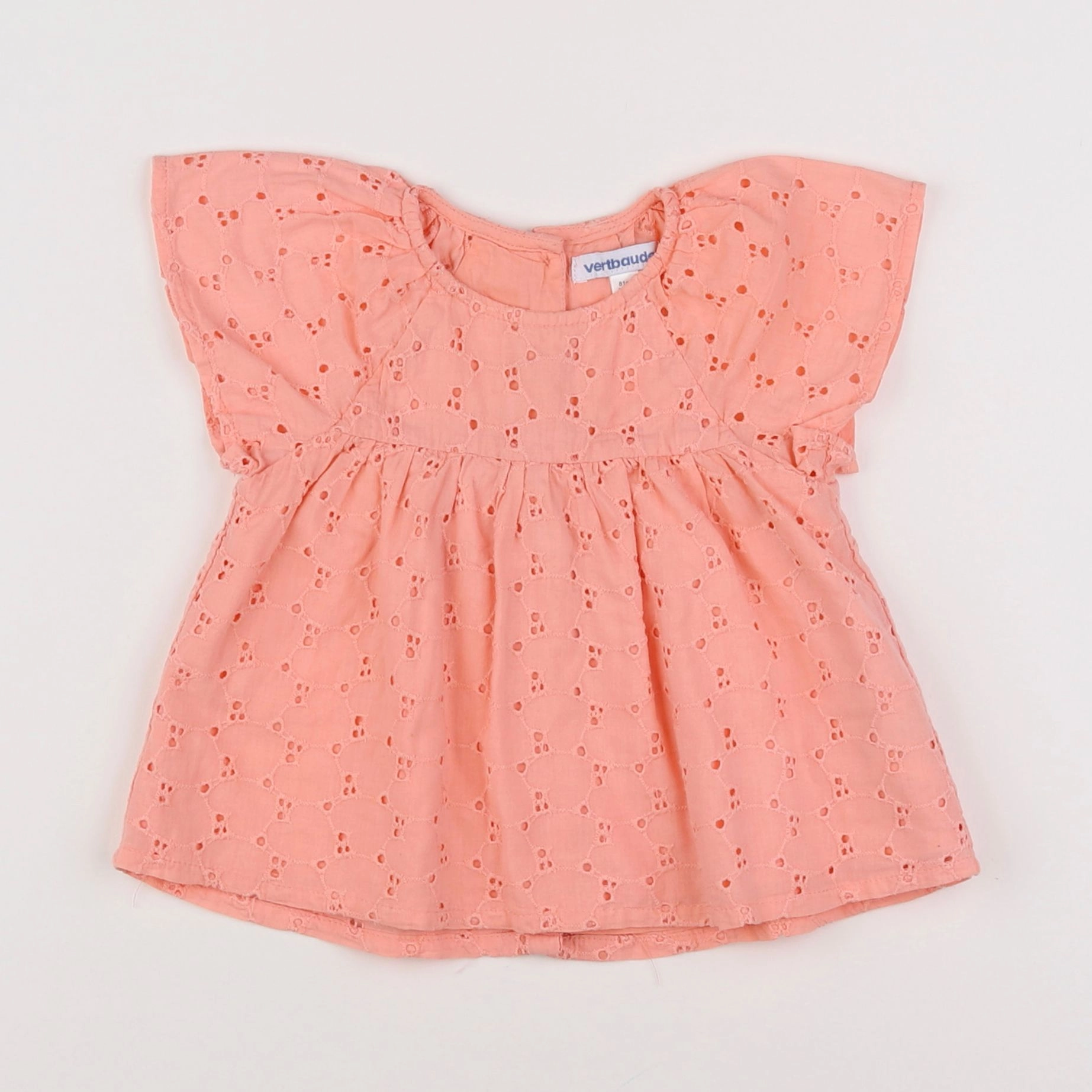 Vertbaudet - blouse orange - 18 mois