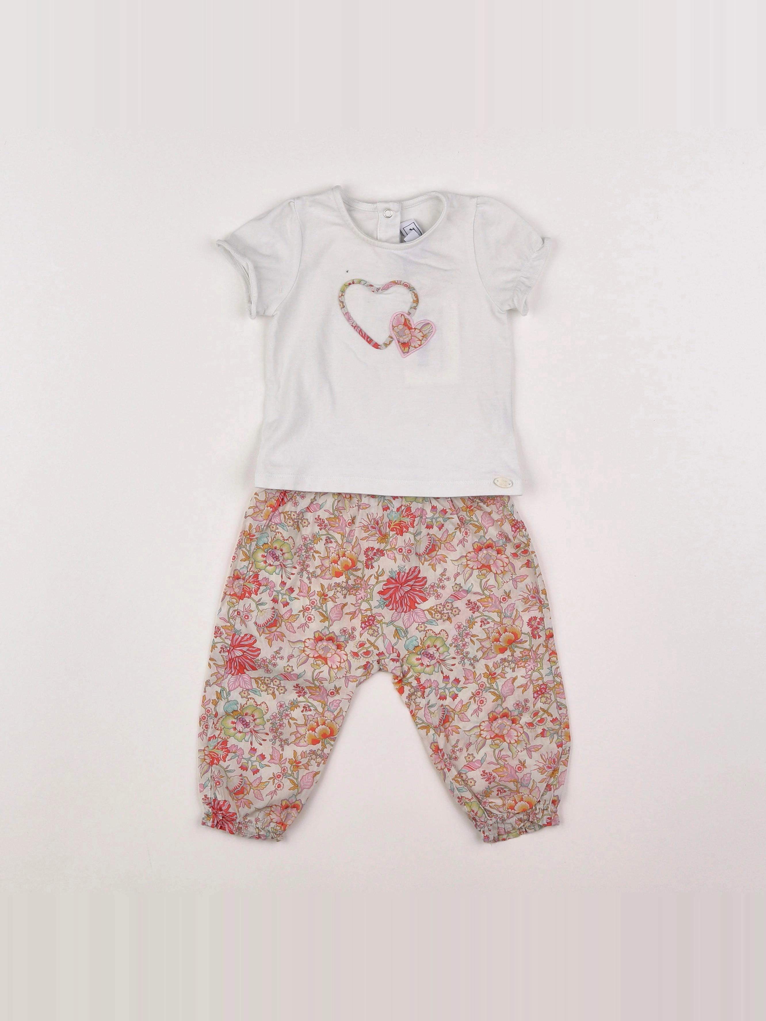 Tartine & Chocolat - ensemble multicolore - 6 mois