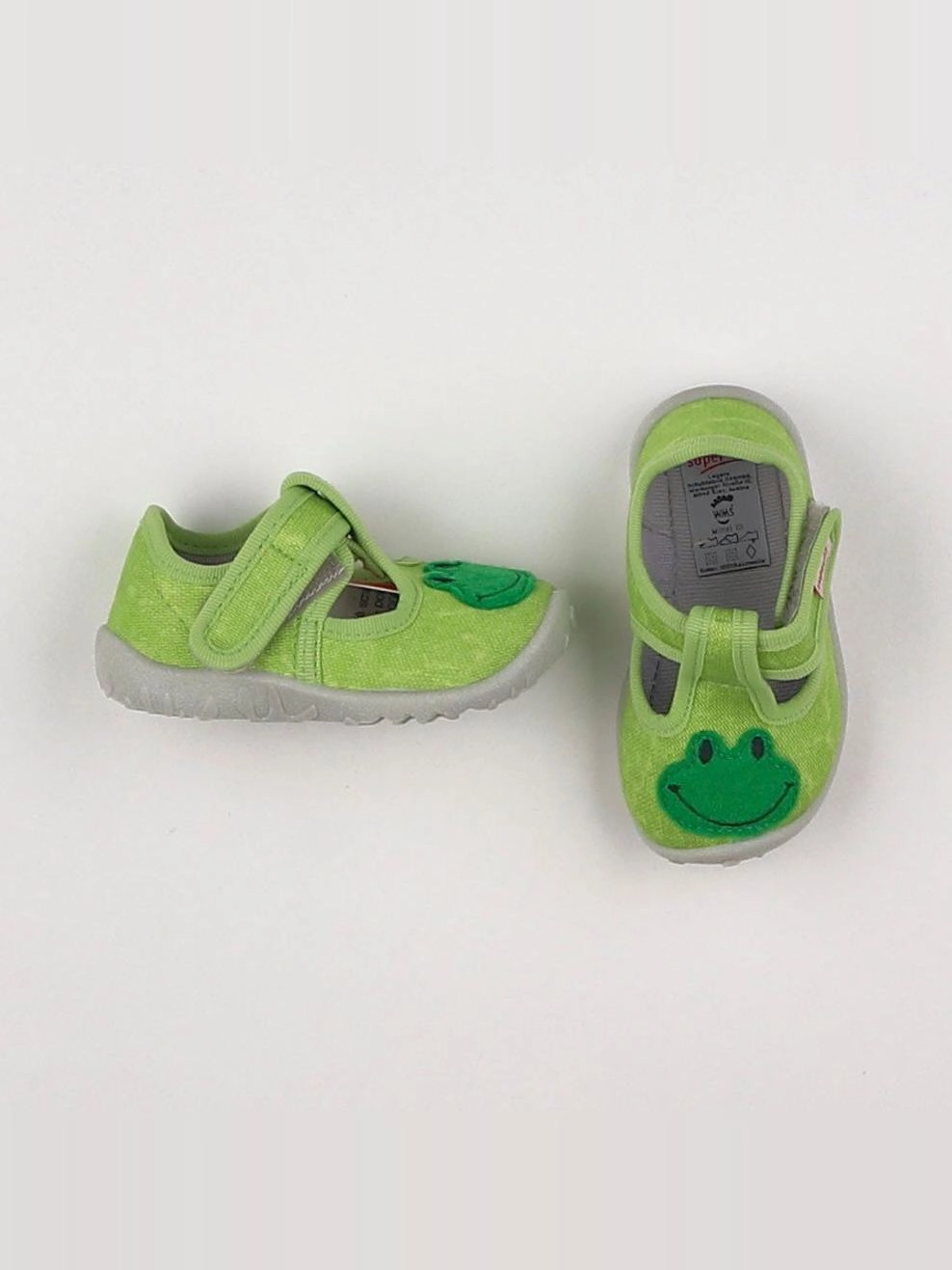 Superfit - tennis à scratch/ lacets vert - pointure 18