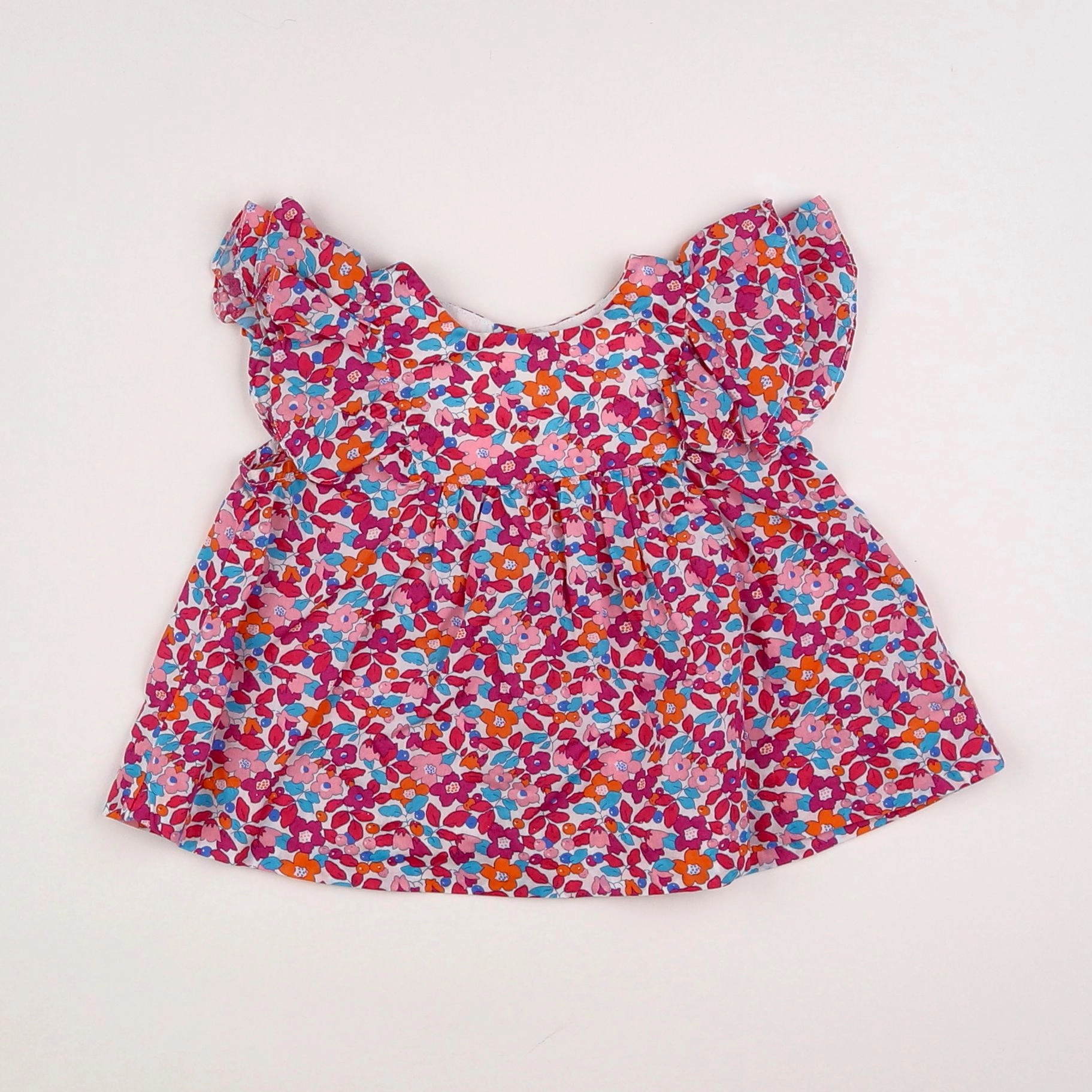 Jacadi - blouse liberty multicolore - 6 mois