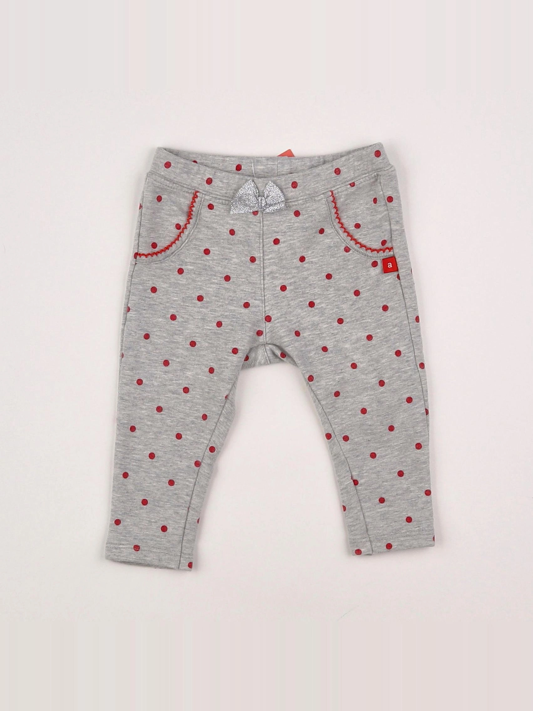 Absorba - legging gris - 6 mois