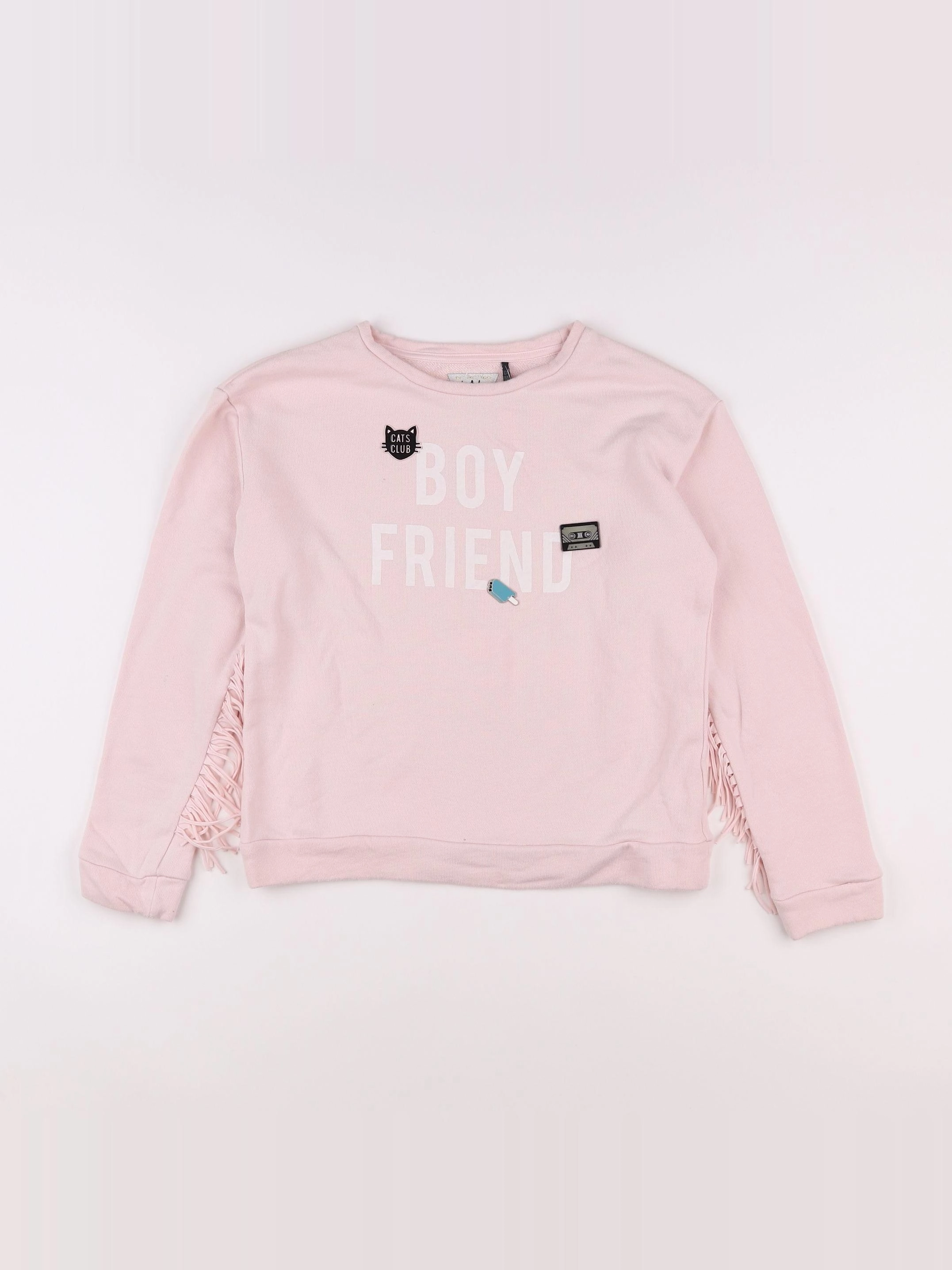 IKKS - sweat rose - 12 ans