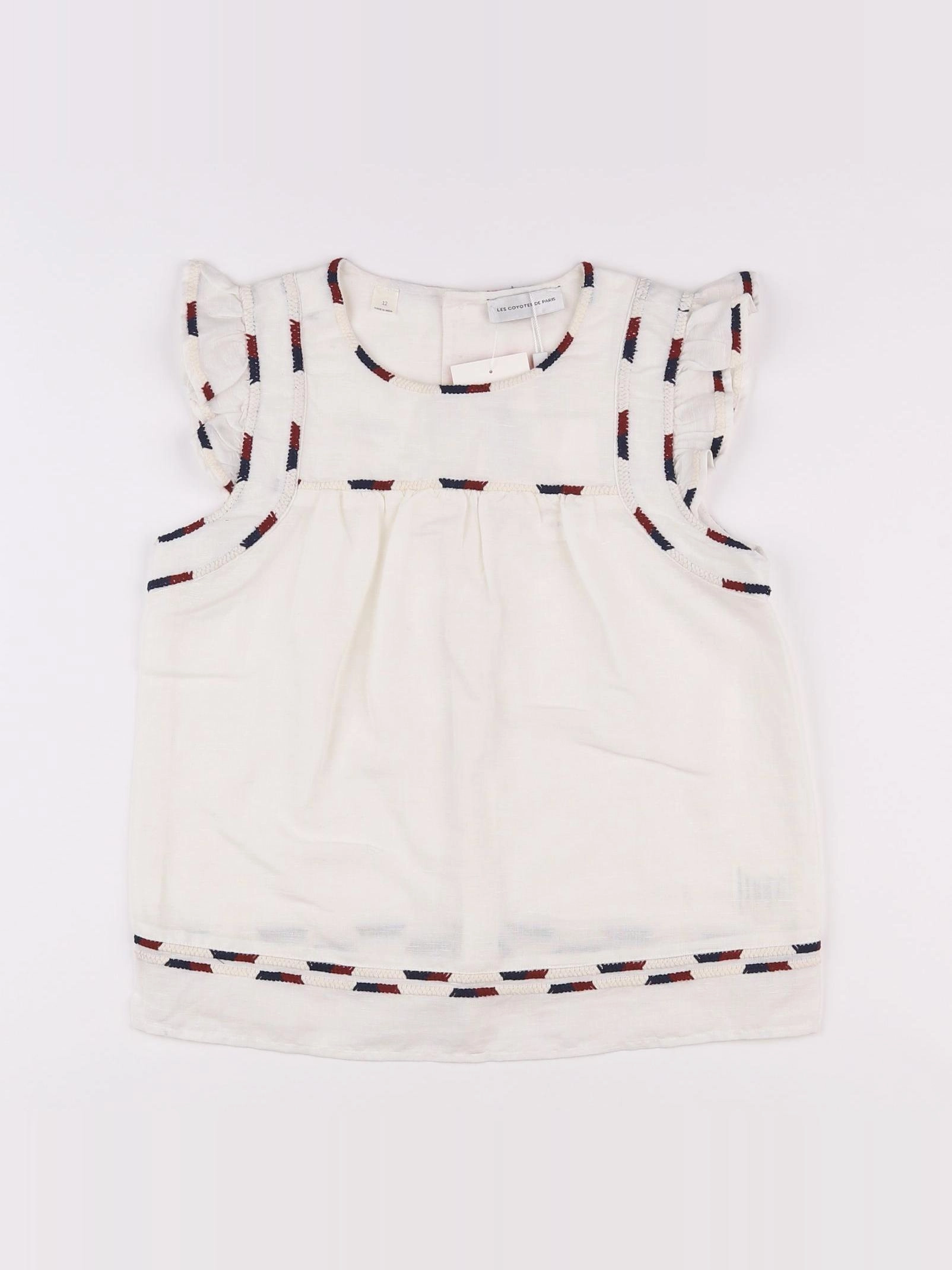 Les coyotes de Paris - blouse beige - 12 ans