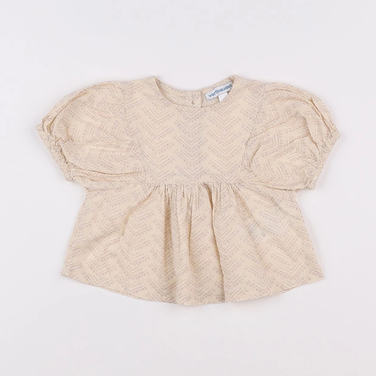 Vertbaudet - blouse beige - 6 mois