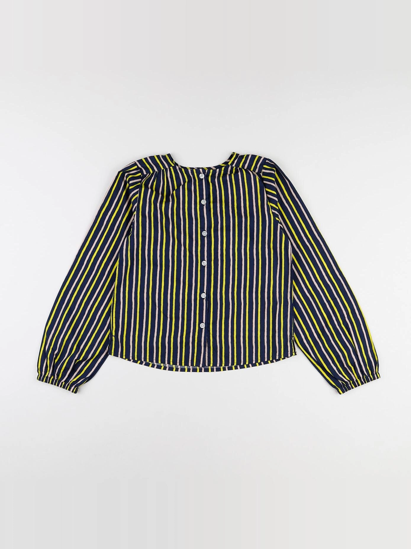 Holi & Love - blouse bleu, jaune (modèle SASHA) - 8/9 ans