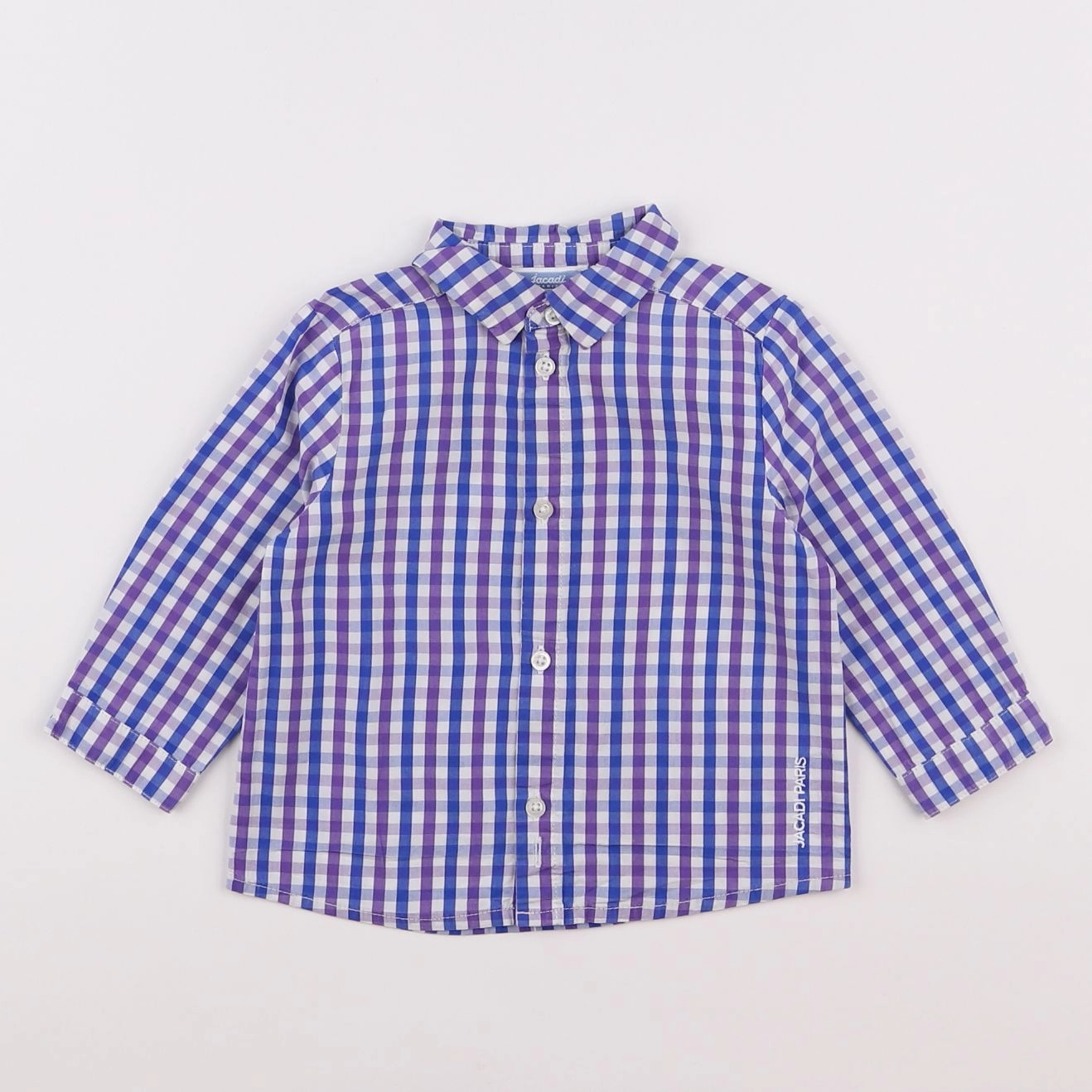 Jacadi - chemise bleu - 12 mois