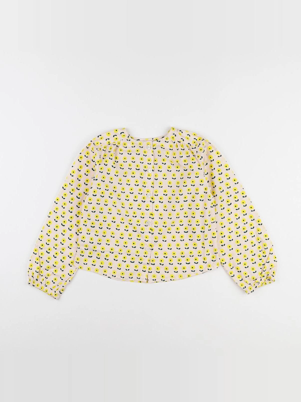 Holi & Love - blouse rose, jaune (modèle SASHA) - 10/11 ans