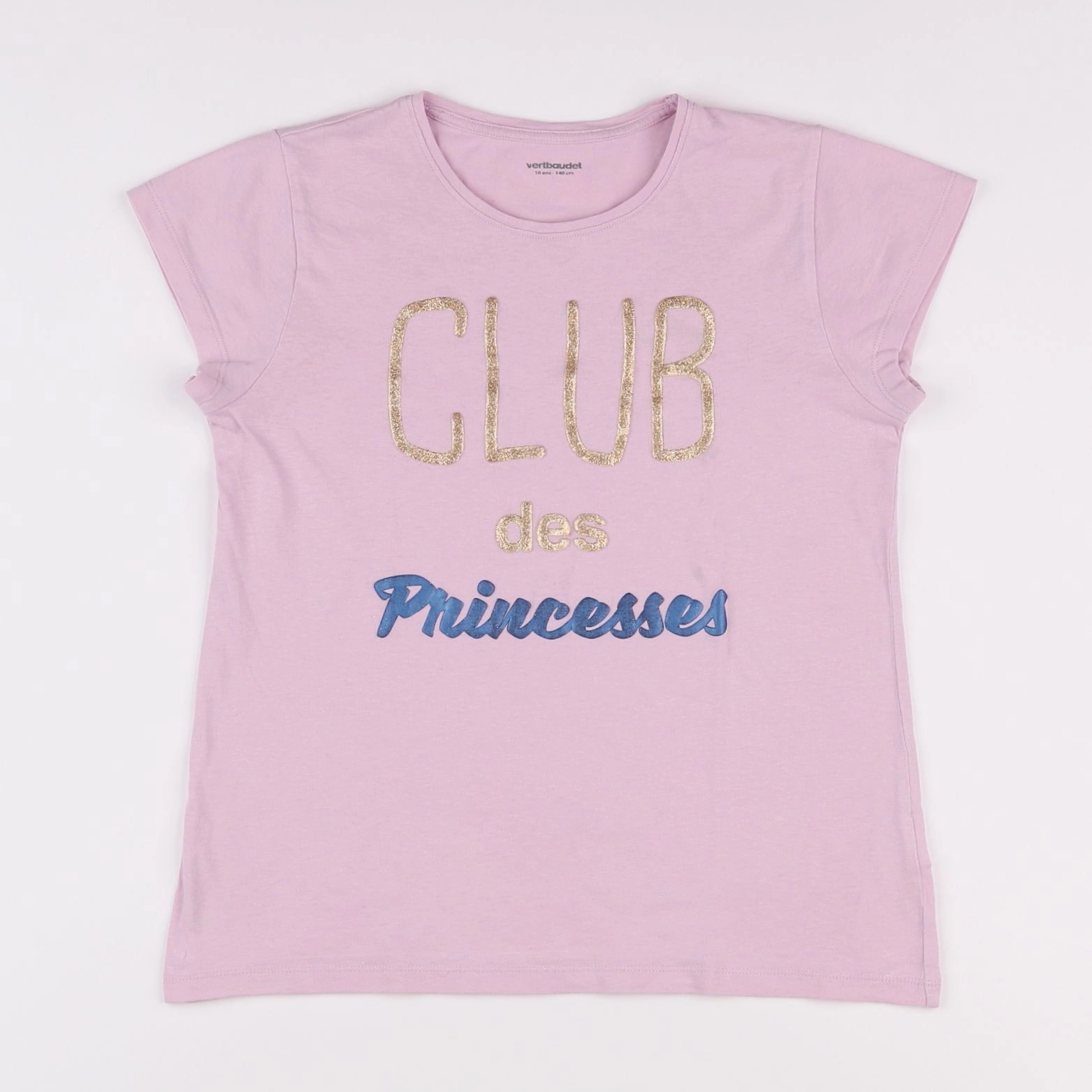 Vertbaudet - tee-shirt violet - 10 ans