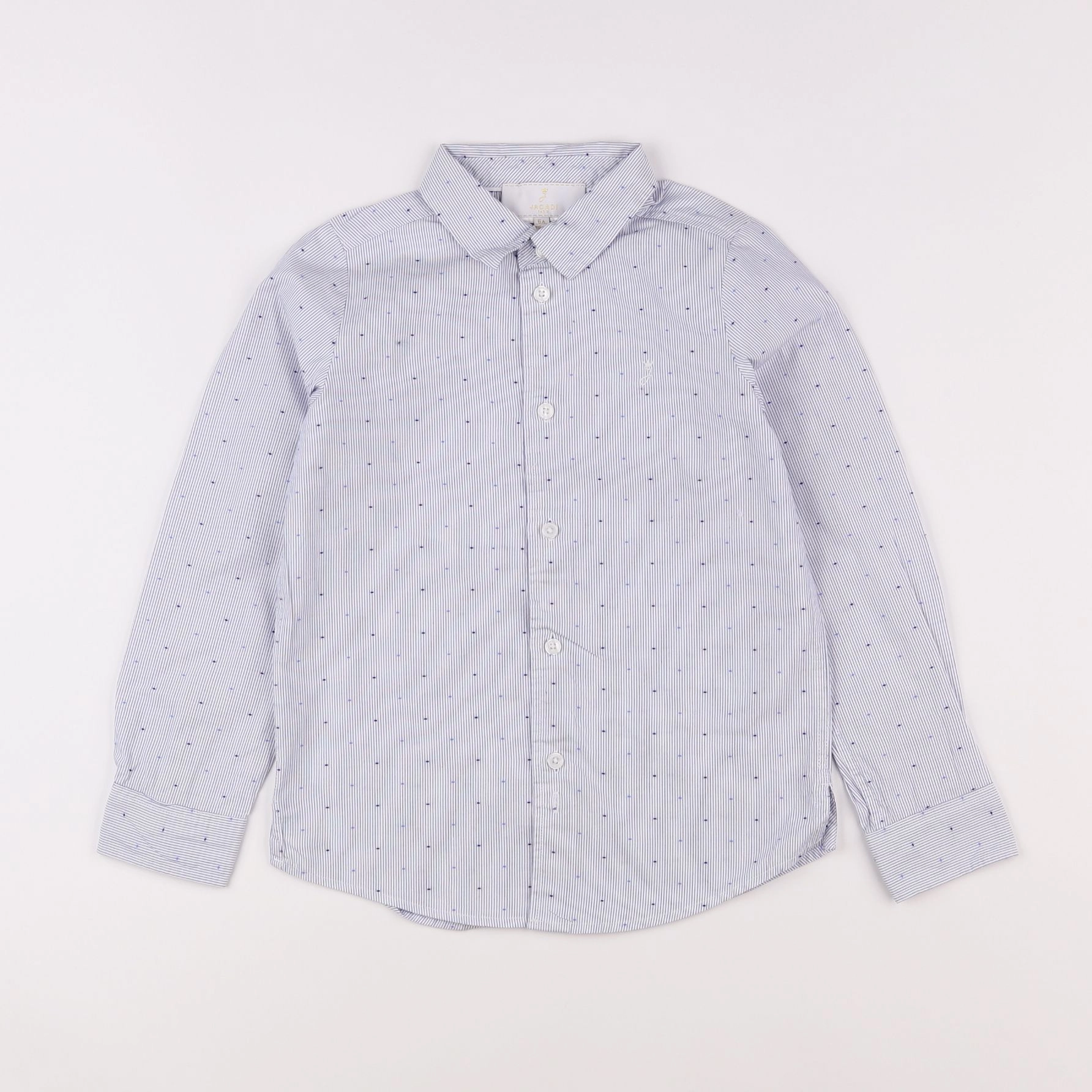 Jacadi - chemise blanc, bleu - 6 ans