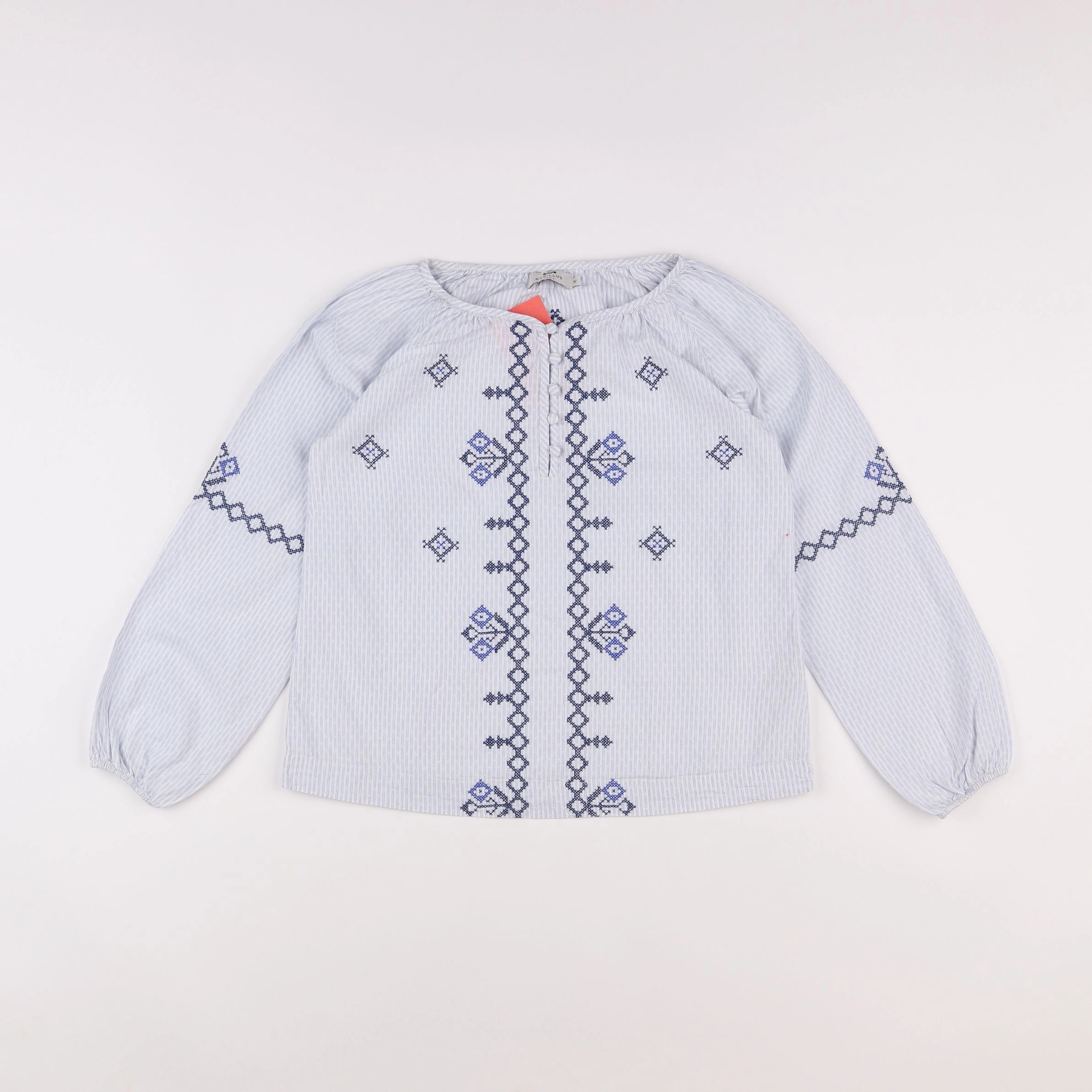 Cyrillus - blouse bleu - 10 ans