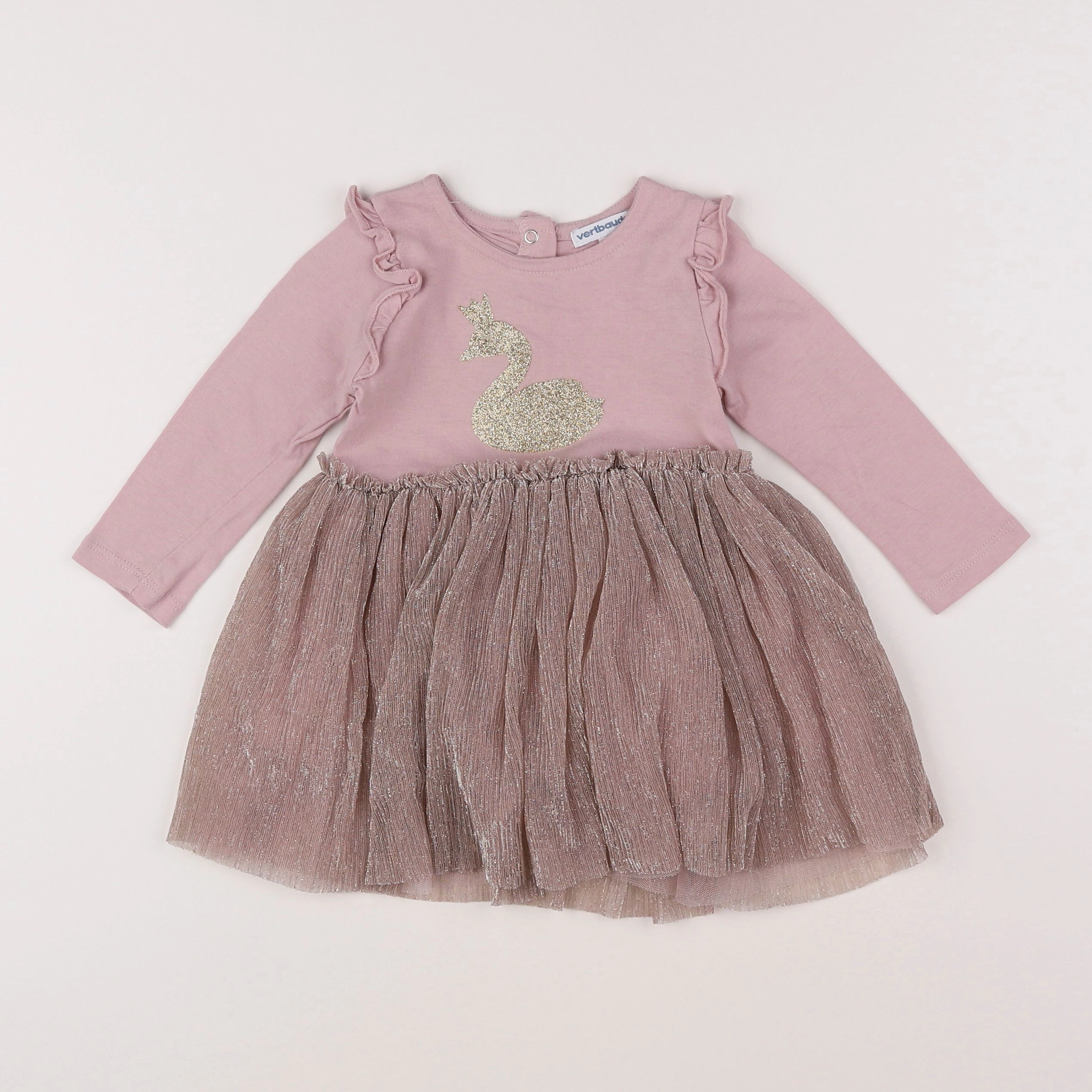 Vertbaudet - robe violet - 18 mois