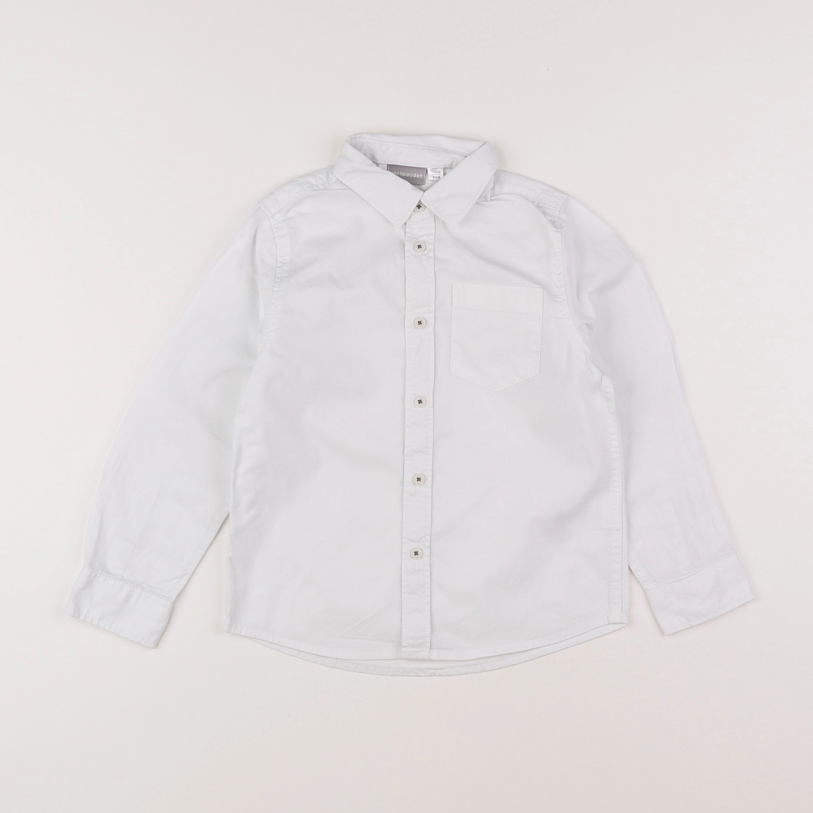 Vertbaudet - chemise blanc - 6 ans