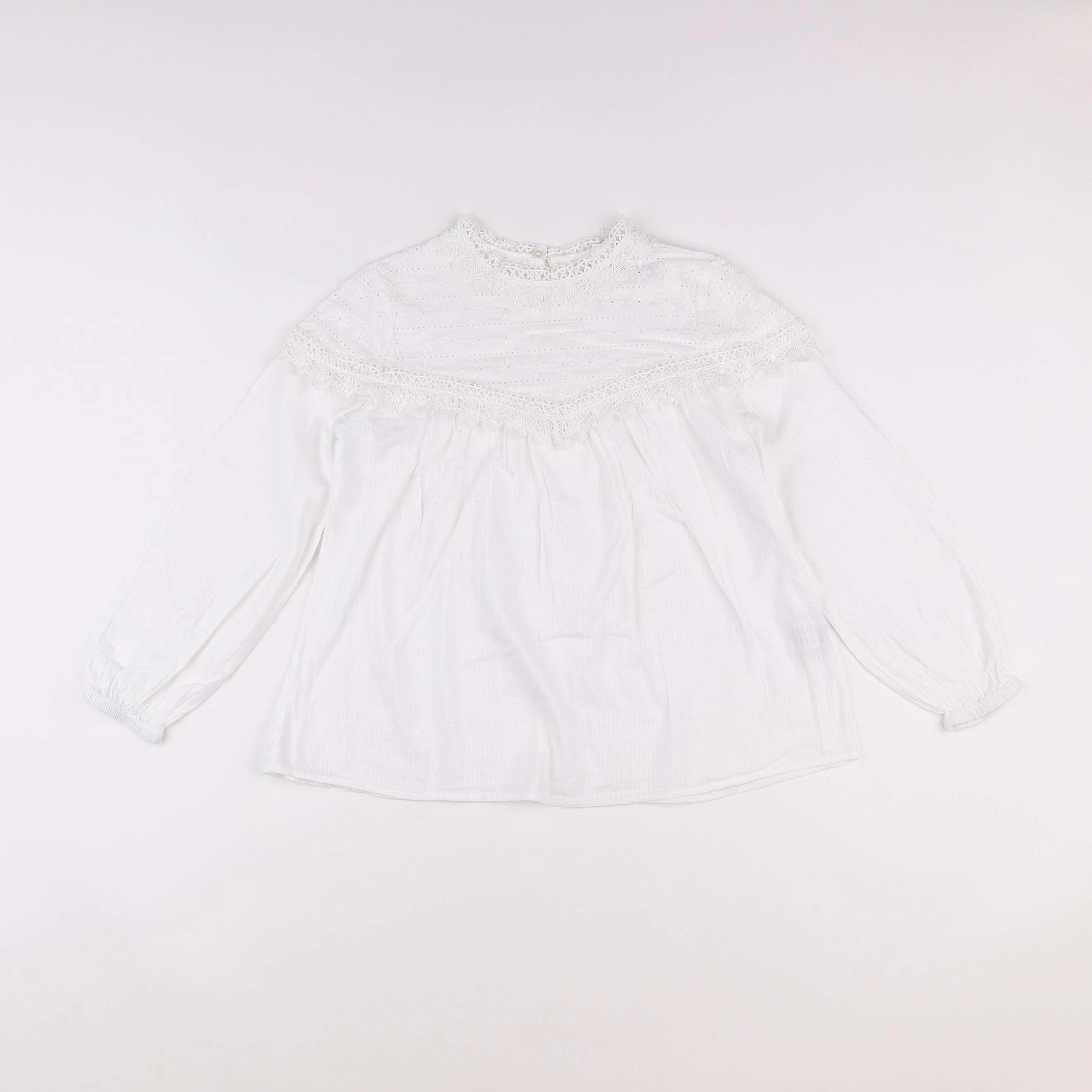 Zara - blouse blanc - 10 ans