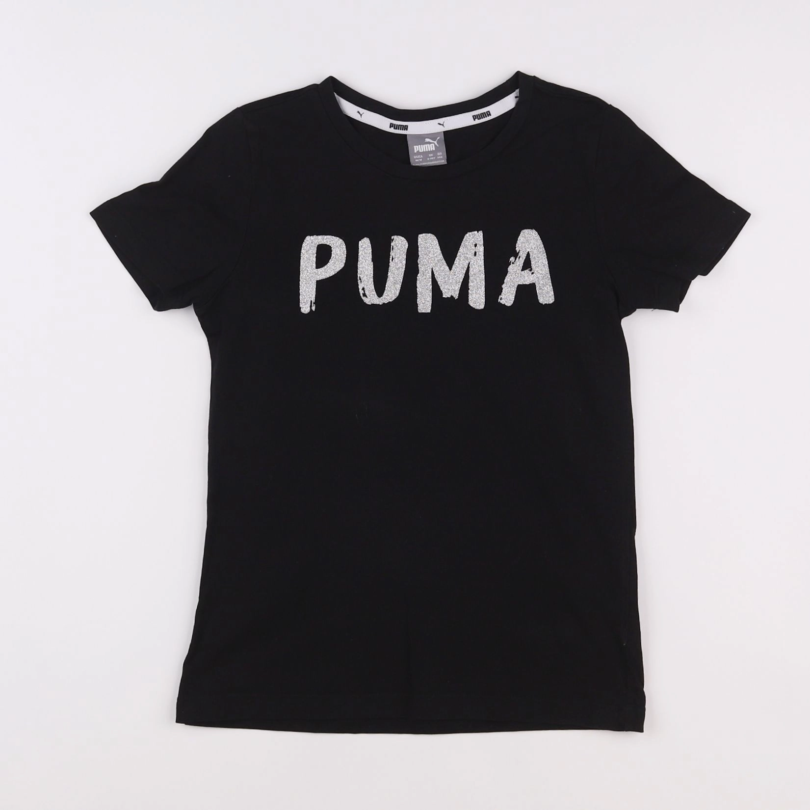 Puma - tee-shirt noir - 9/10 ans