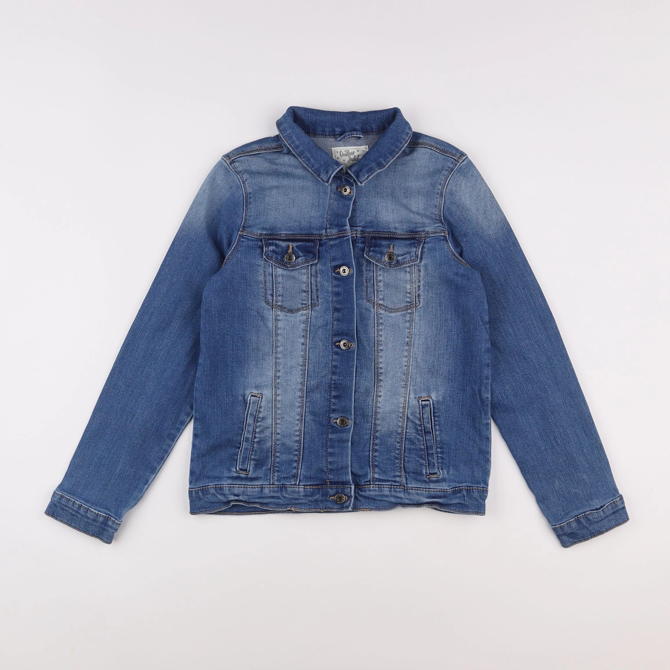Vertbaudet - veste bleu - 10 ans