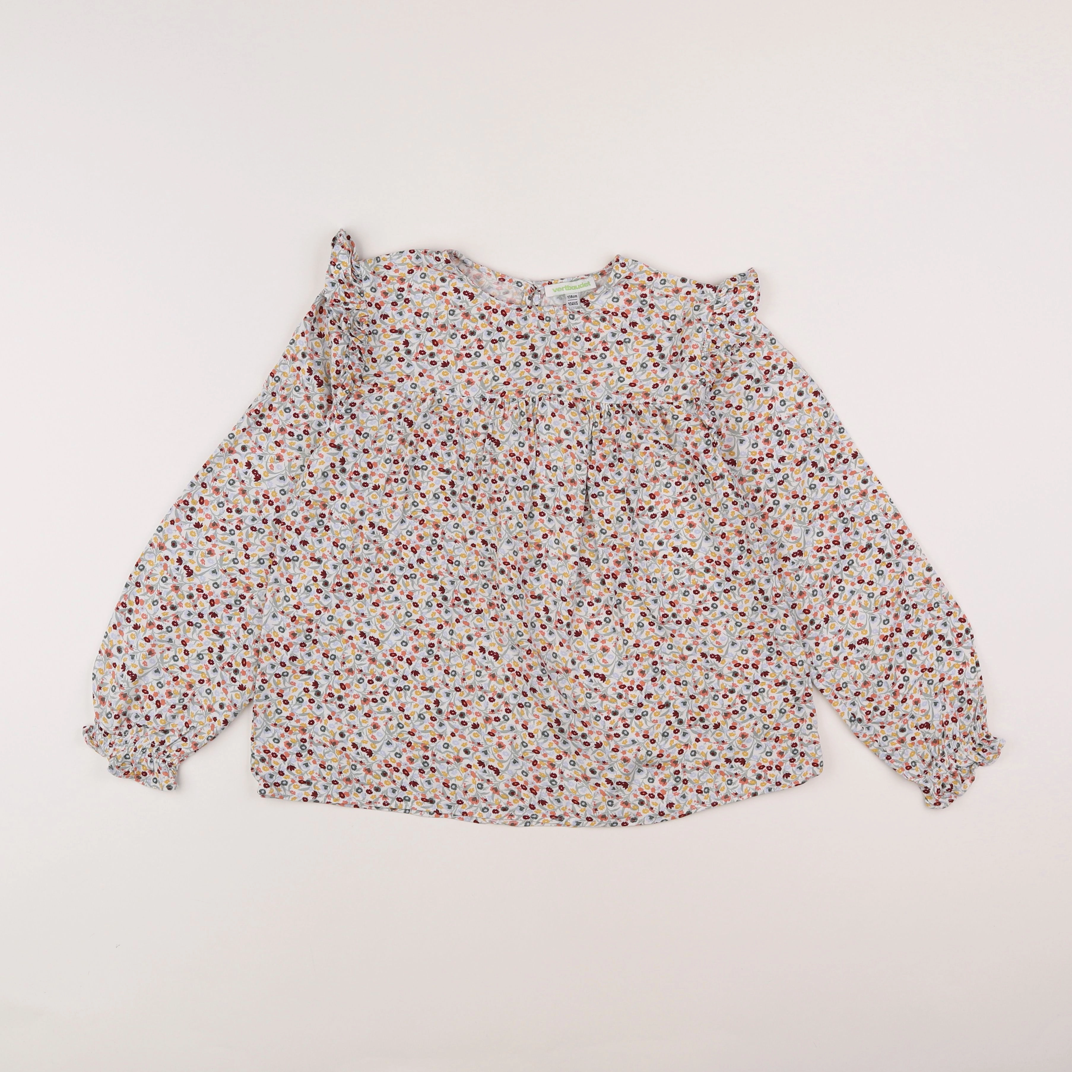 Vertbaudet - blouse multicolore - 10 ans